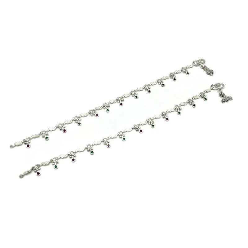 925 Sterling Silver Anklet / Silver Payal / Silver Anklet / Silver Bride Anklet / Silver Payal / Silver Designer Payal
