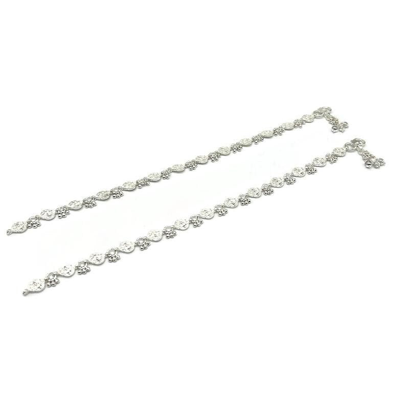 925 Sterling Silver Anklet / Silver Payal / Silver Anklet / Silver Bride Anklet / Silver Payal / Silver Designer Payal