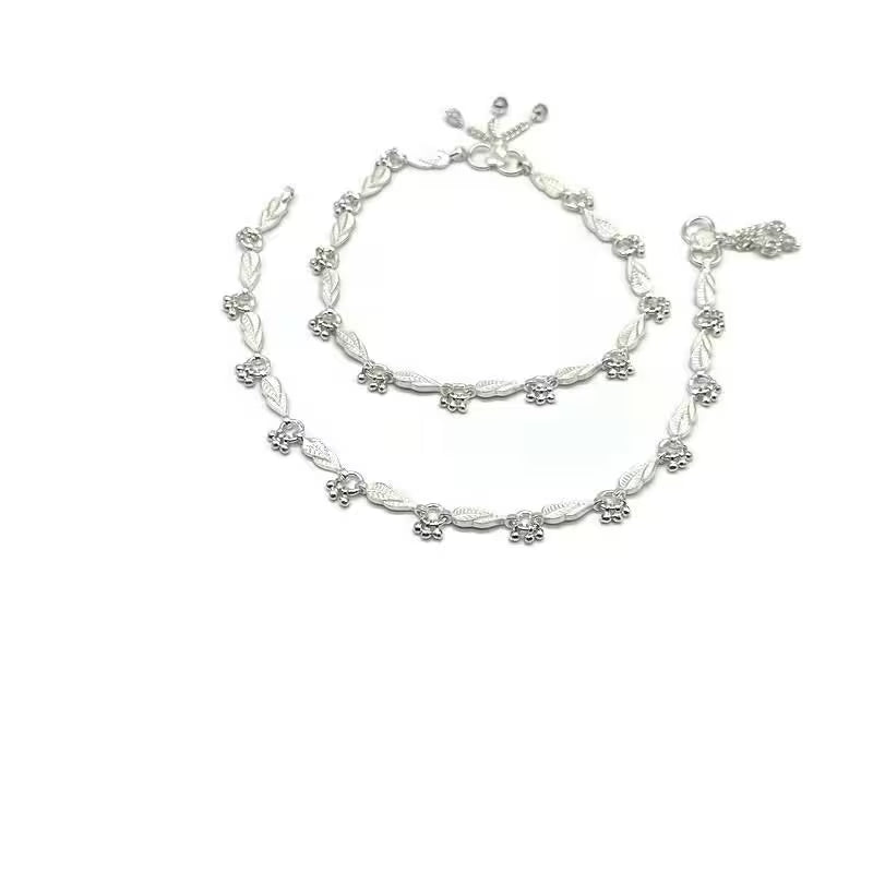 925 Sterling Silver Anklet / Silver Payal / Silver Anklet / Silver Bride Anklet / Silver Payal / Silver Designer Payal