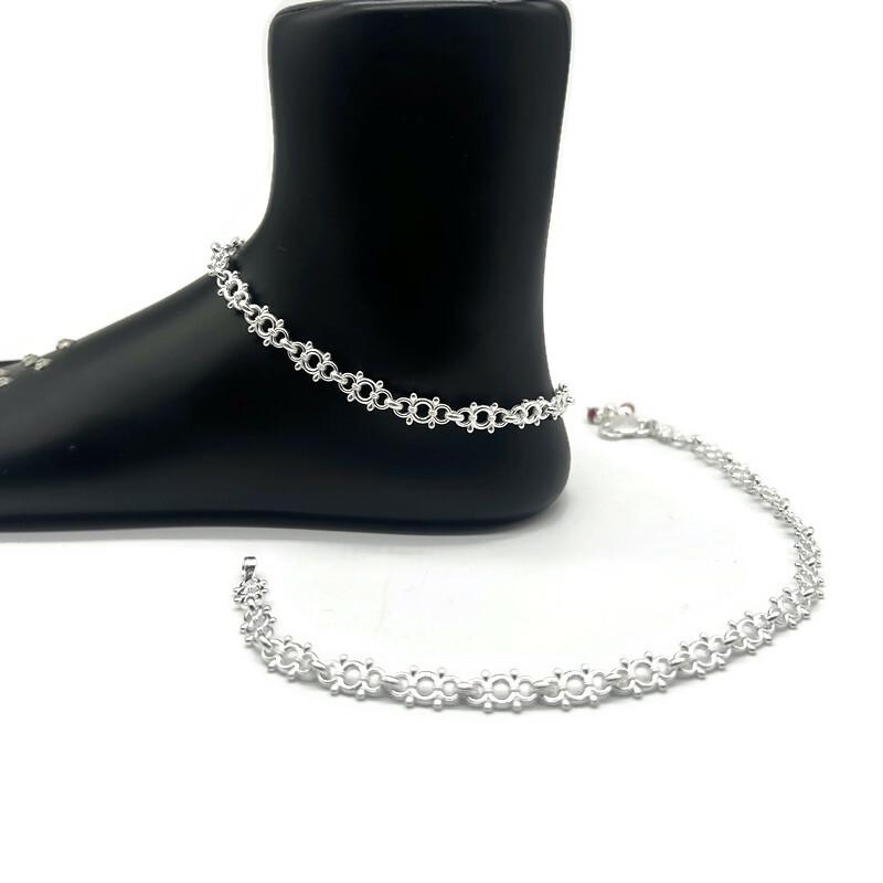 925 Sterling Silver Anklet / Silver Payal / Anklet33