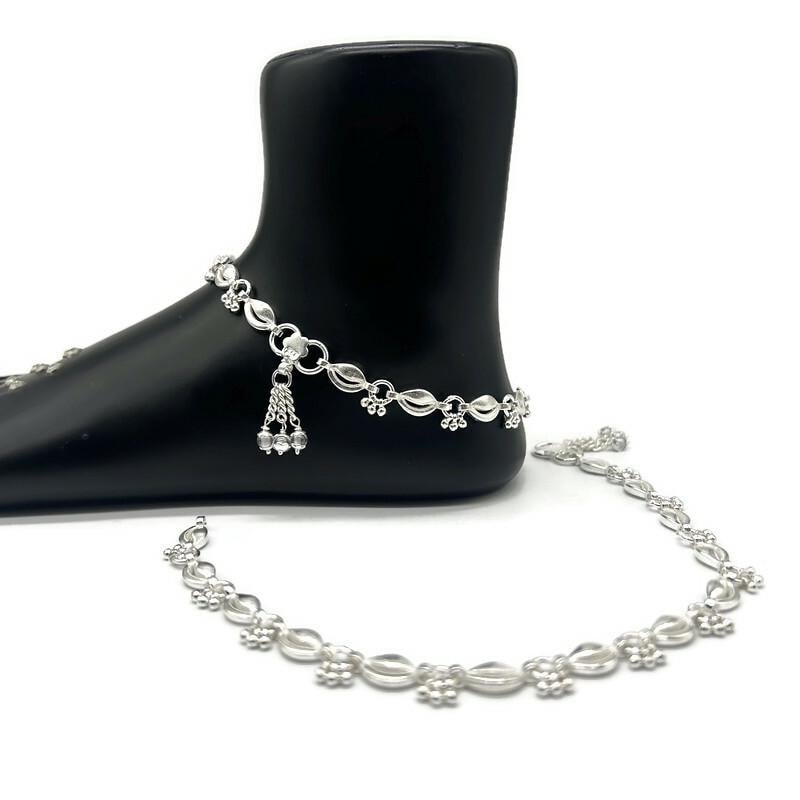 925 Sterling Silver Anklet / Silver Payal / Anklet36