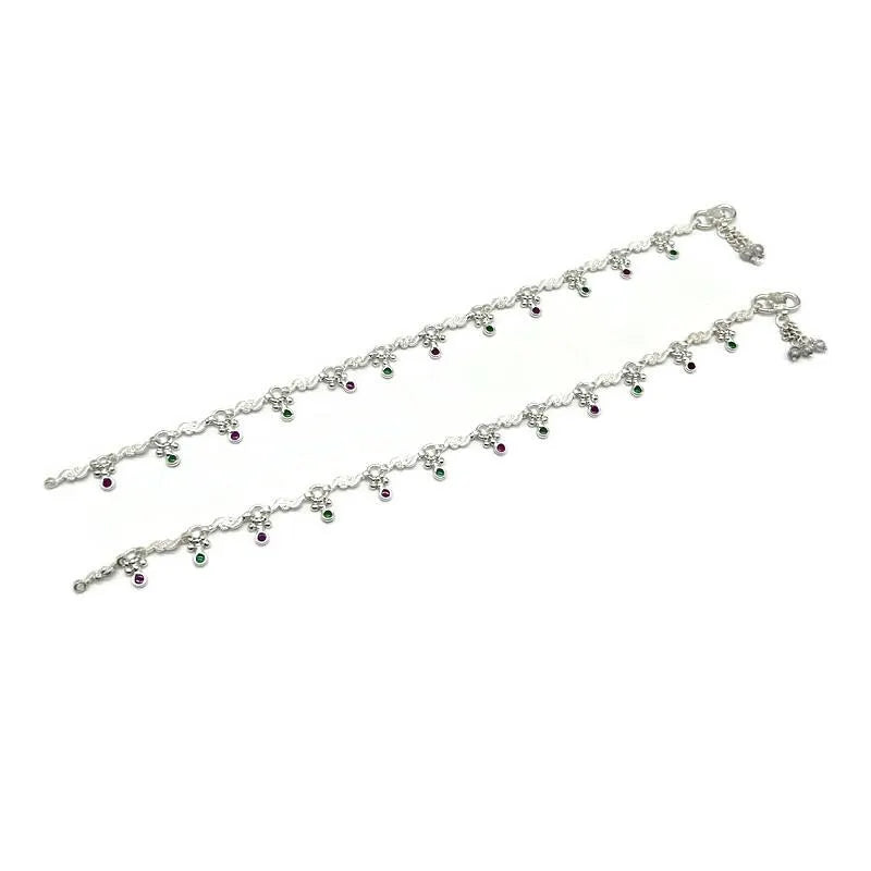 925 Sterling Silver Anklet / Silver Payal / Silver Anklet / Silver Bride Anklet / Silver Payal / Silver Designer Payal
