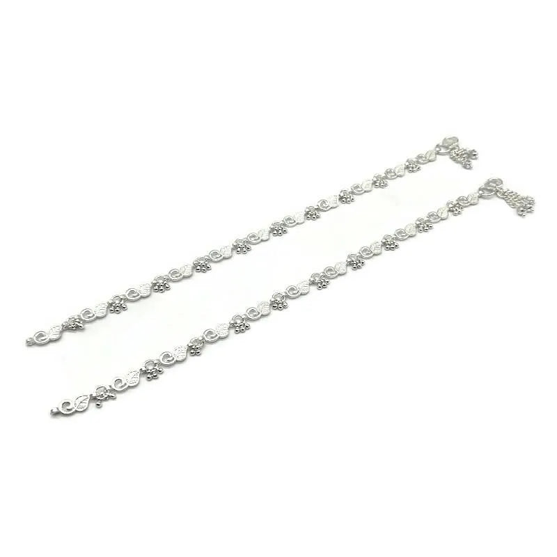 925 Sterling Silver Anklet / Silver Payal / Silver Anklet / Silver Bride Anklet / Silver Payal / Silver Designer Payal