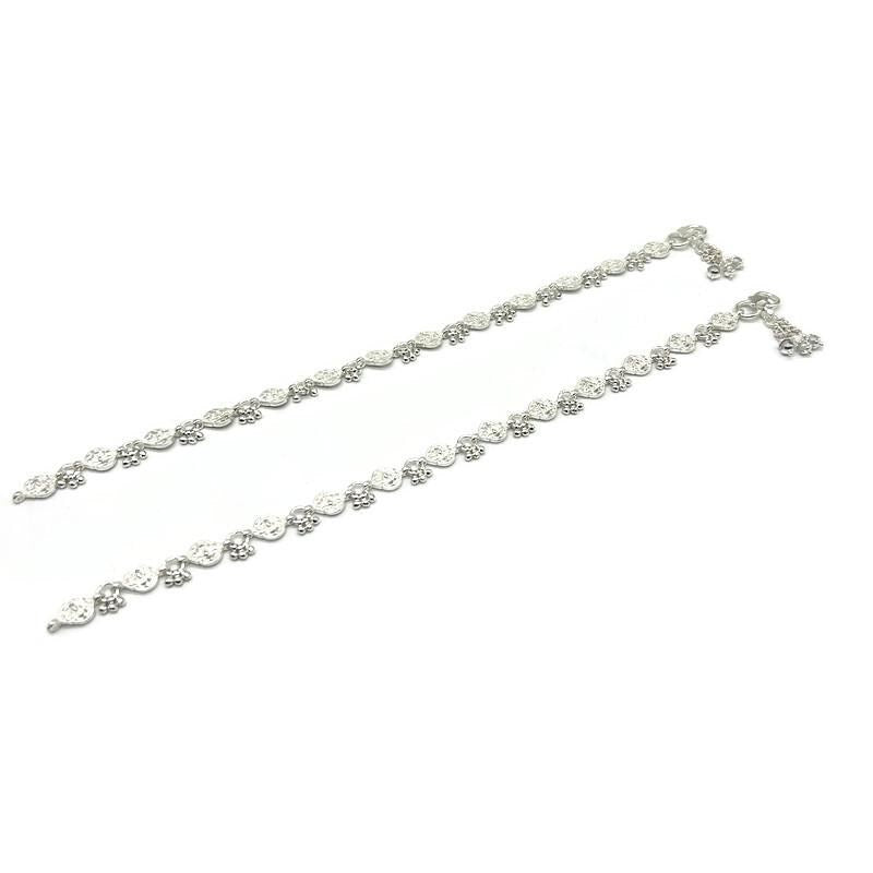 925 Sterling Silver Anklet / Silver Payal / Silver Anklet / Silver Bride Anklet / Silver Payal / Silver Designer Payal