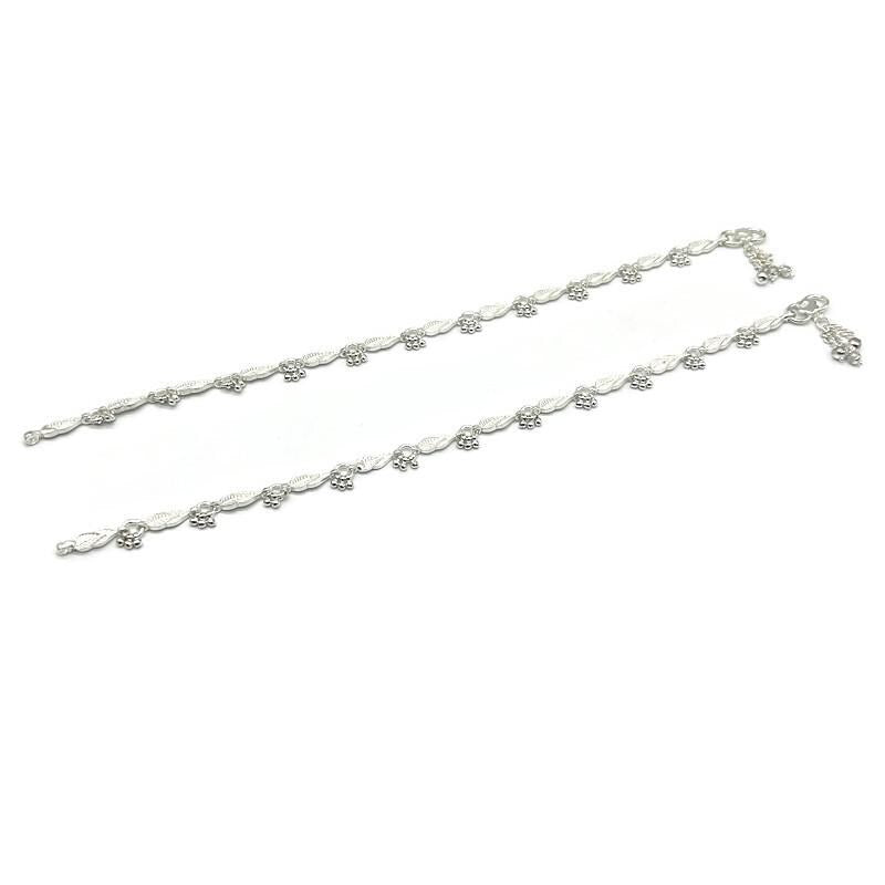 925 Sterling Silver Anklet / Silver Payal / Silver Anklet / Silver Bride Anklet / Silver Payal / Silver Designer Payal