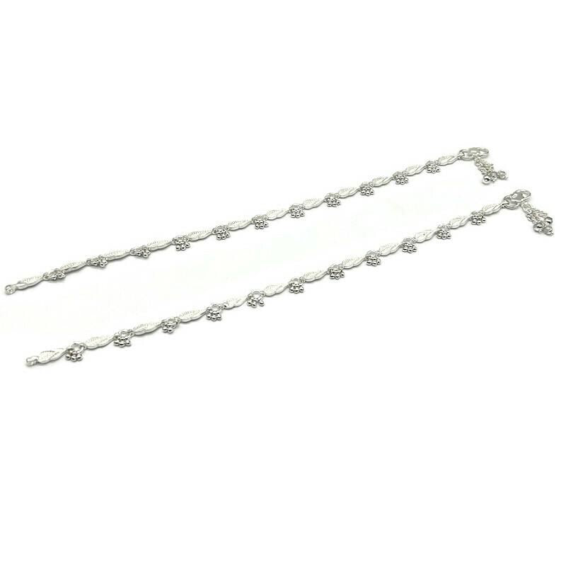 925 Sterling Silver Anklet / Silver Payal / Silver Anklet / Silver Bride Anklet / Silver Payal / Silver Designer Payal