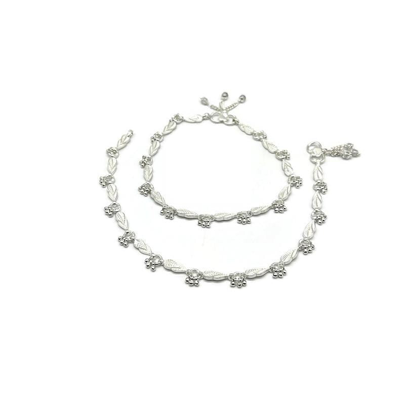 925 Sterling Silver Anklet / Silver Payal / Silver Anklet / Silver Bride Anklet / Silver Payal / Silver Designer Payal