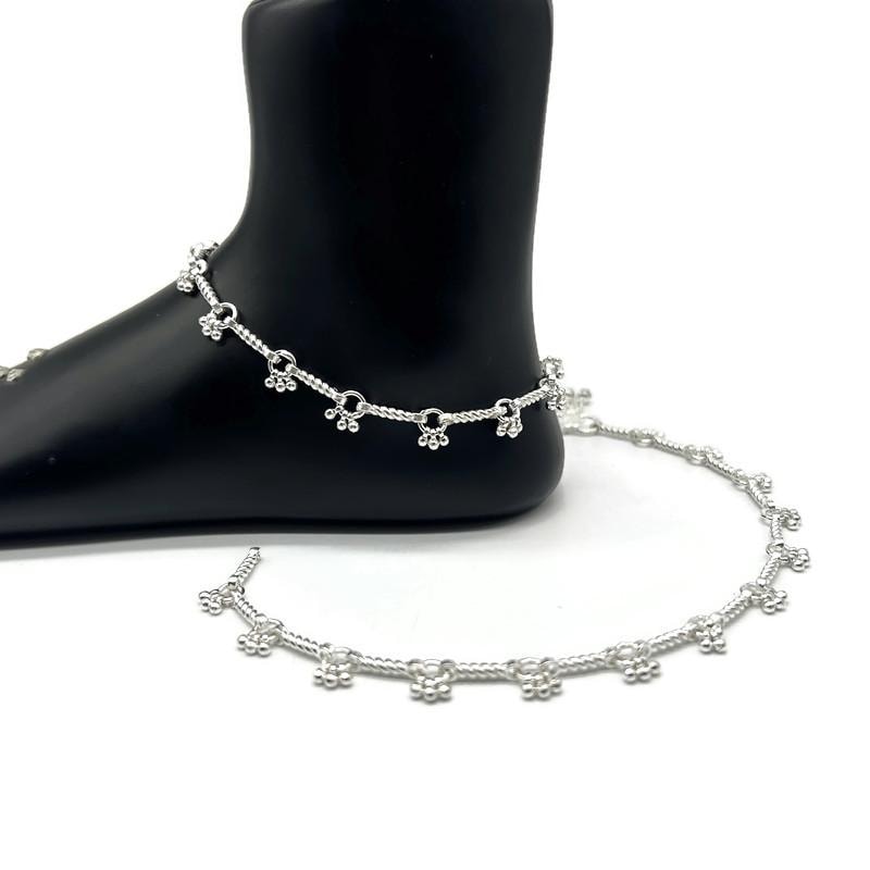 925 Sterling Silver Anklet / Silver Payal / Anklet32