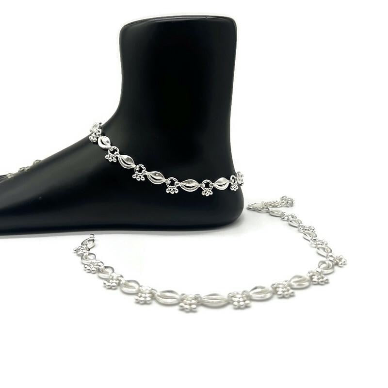 925 Sterling Silver Anklet / Silver Payal / Anklet36