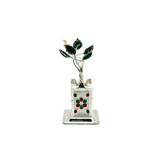 925 Sterling Silver Tulsi Plant For Home / Office.