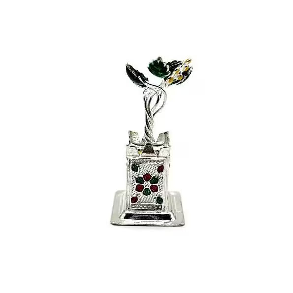 925 Sterling Silver Tulsi Plant For Home / Office.