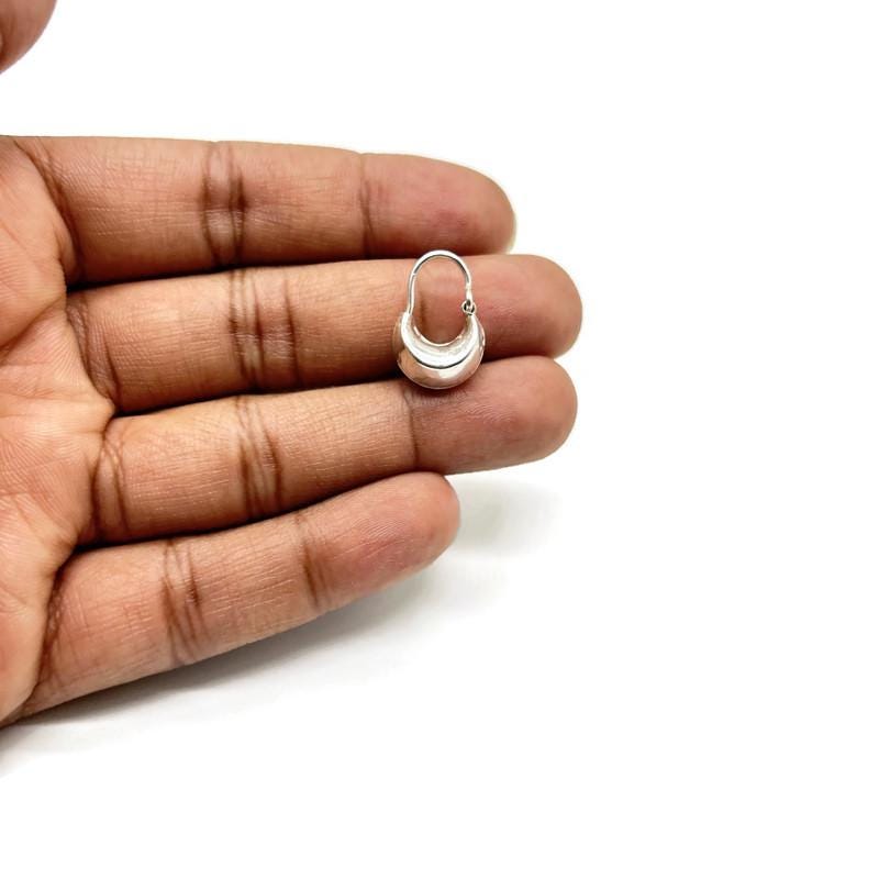 925 Sterling Silver Boy / Men Murkhi / Silver Earring For Boys,Men.