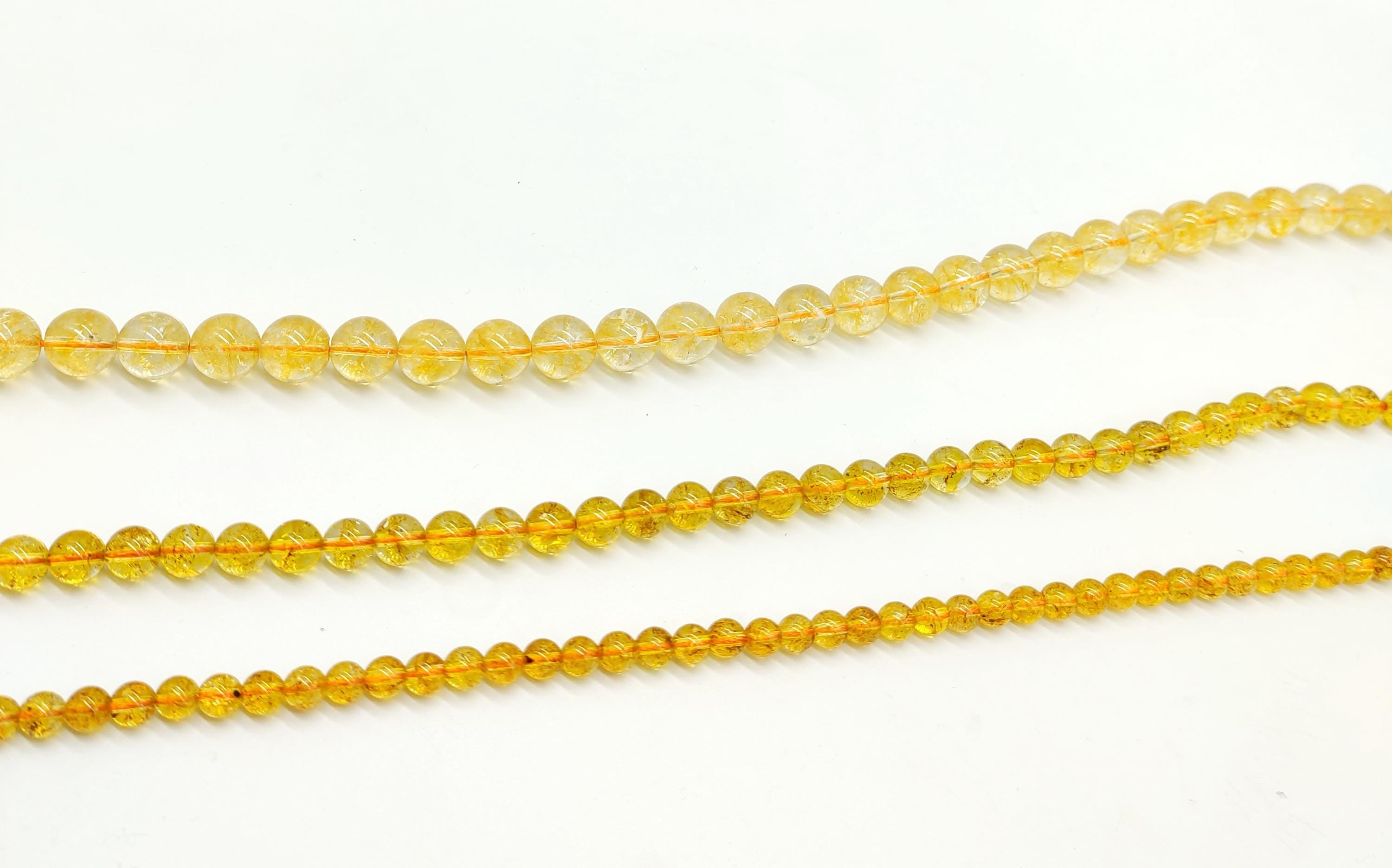 Citrine Beads 4mm,6mm,8mm,10mm,12mm.