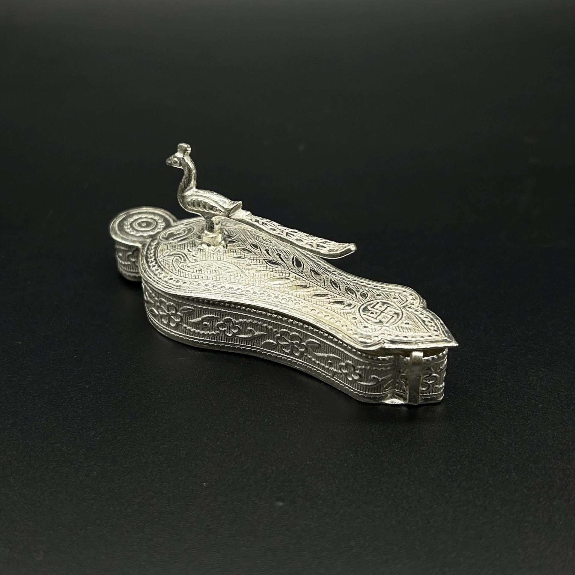 925 Sterling Silver Tilak Akshat Patra, Roli Chawal Bowl.