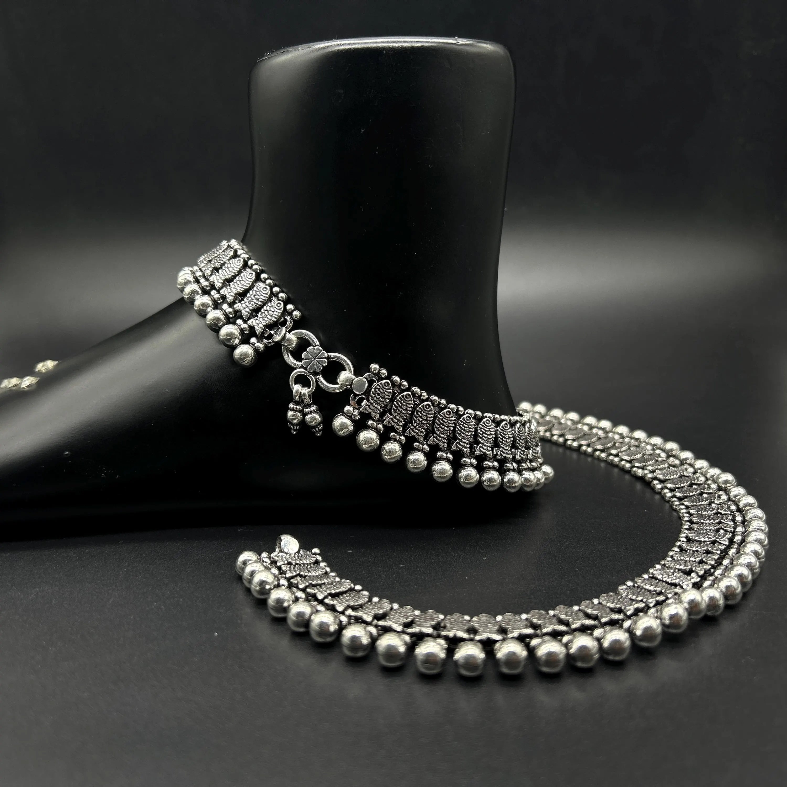 925 Sterling Silver Anklet / Silver Payal / Silver Anklet / Silver Bride Anklet / Silver Payal / Silver Designer Payal