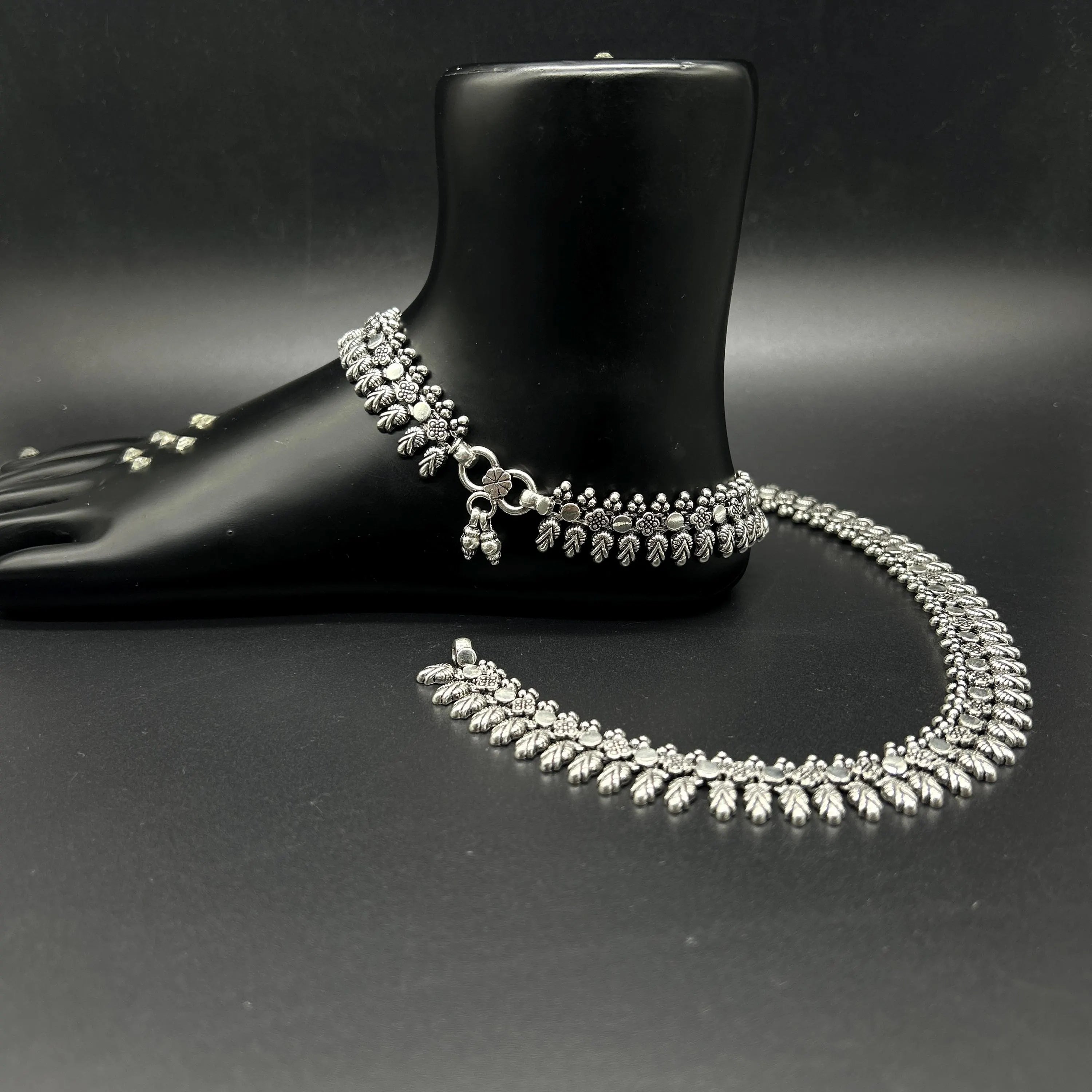 925 Sterling Silver Anklet / Silver Payal / Silver Anklet / Silver Bride Anklet / Silver Payal / Silver Designer Payal