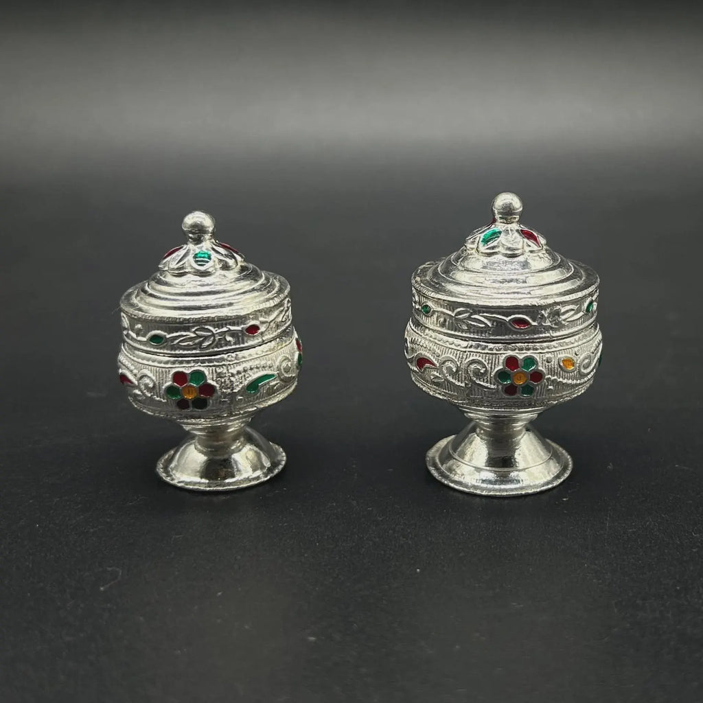925 Sterling Silver KumKum Box / Silver Sindoor Box
