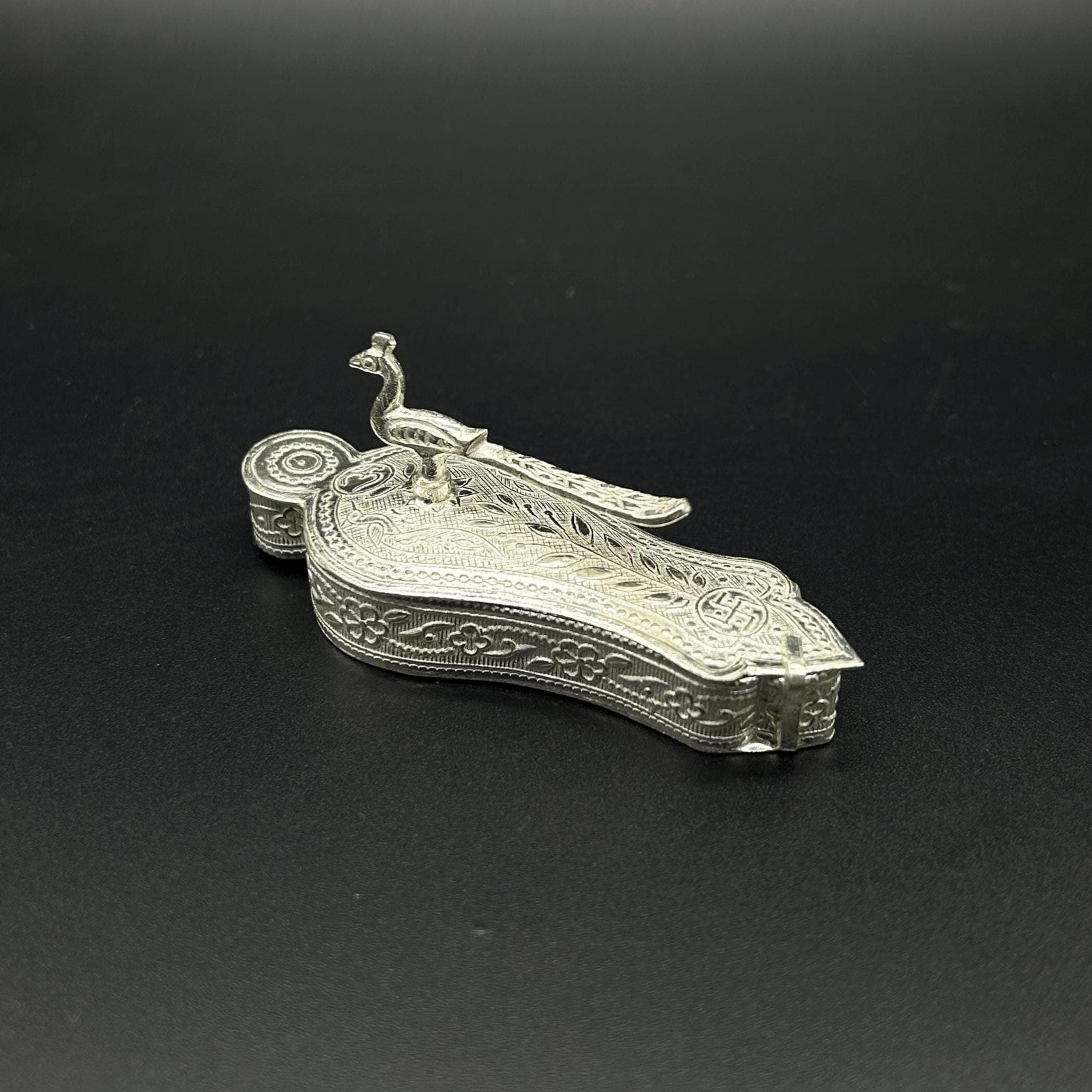 925 Sterling Silver Tilak Akshat Patra, Roli Chawal Bowl.