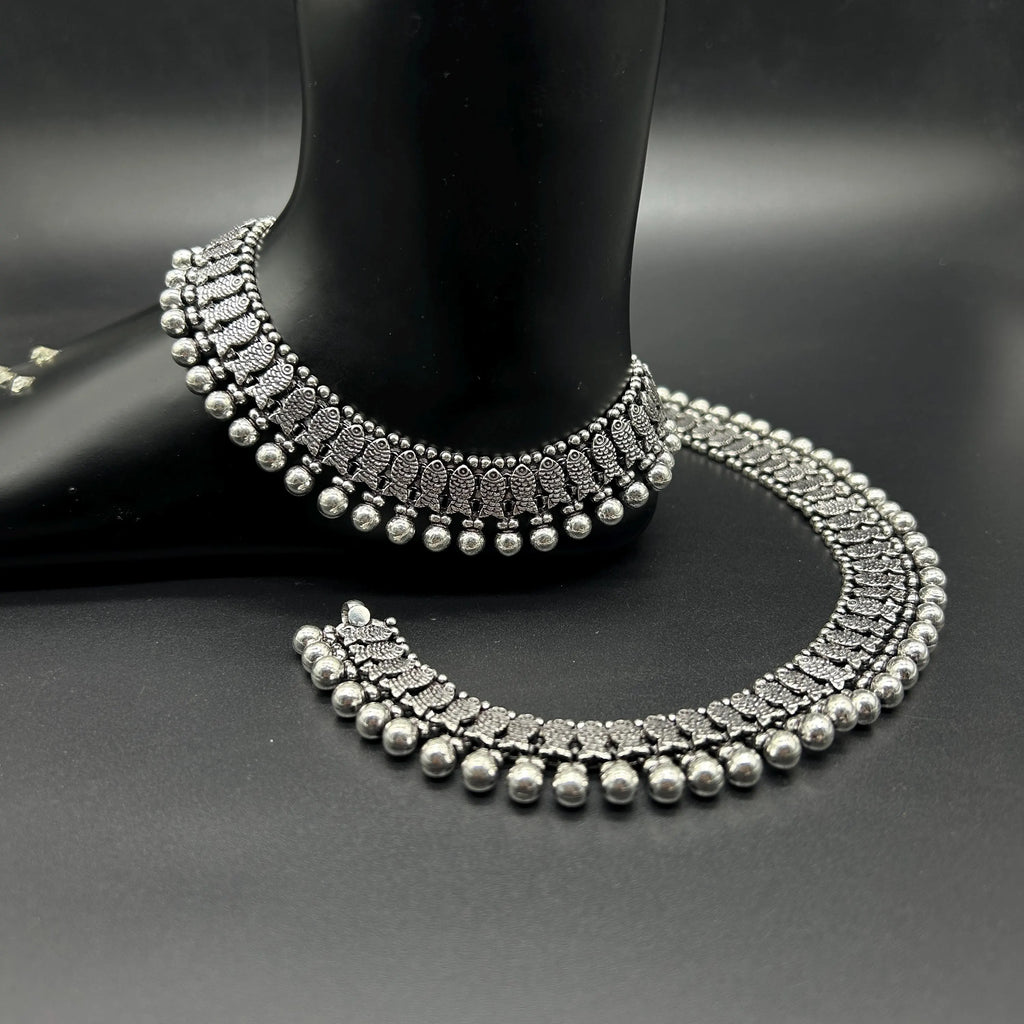 925 Sterling Silver Anklet / Silver Payal / Silver Anklet / Silver Bride Anklet / Silver Payal / Silver Designer Payal