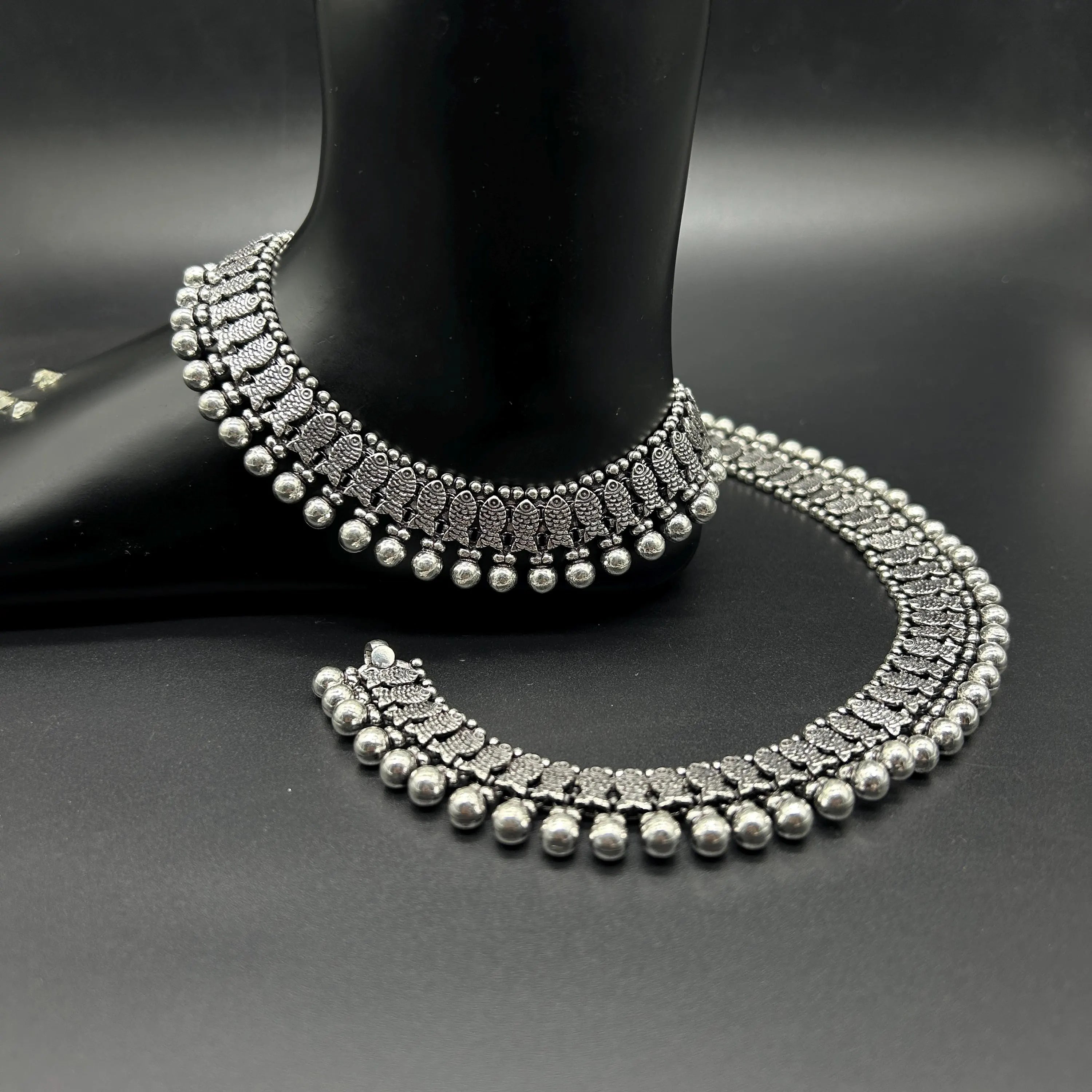 925 Sterling Silver Anklet / Silver Payal / Silver Anklet / Silver Bride Anklet / Silver Payal / Silver Designer Payal