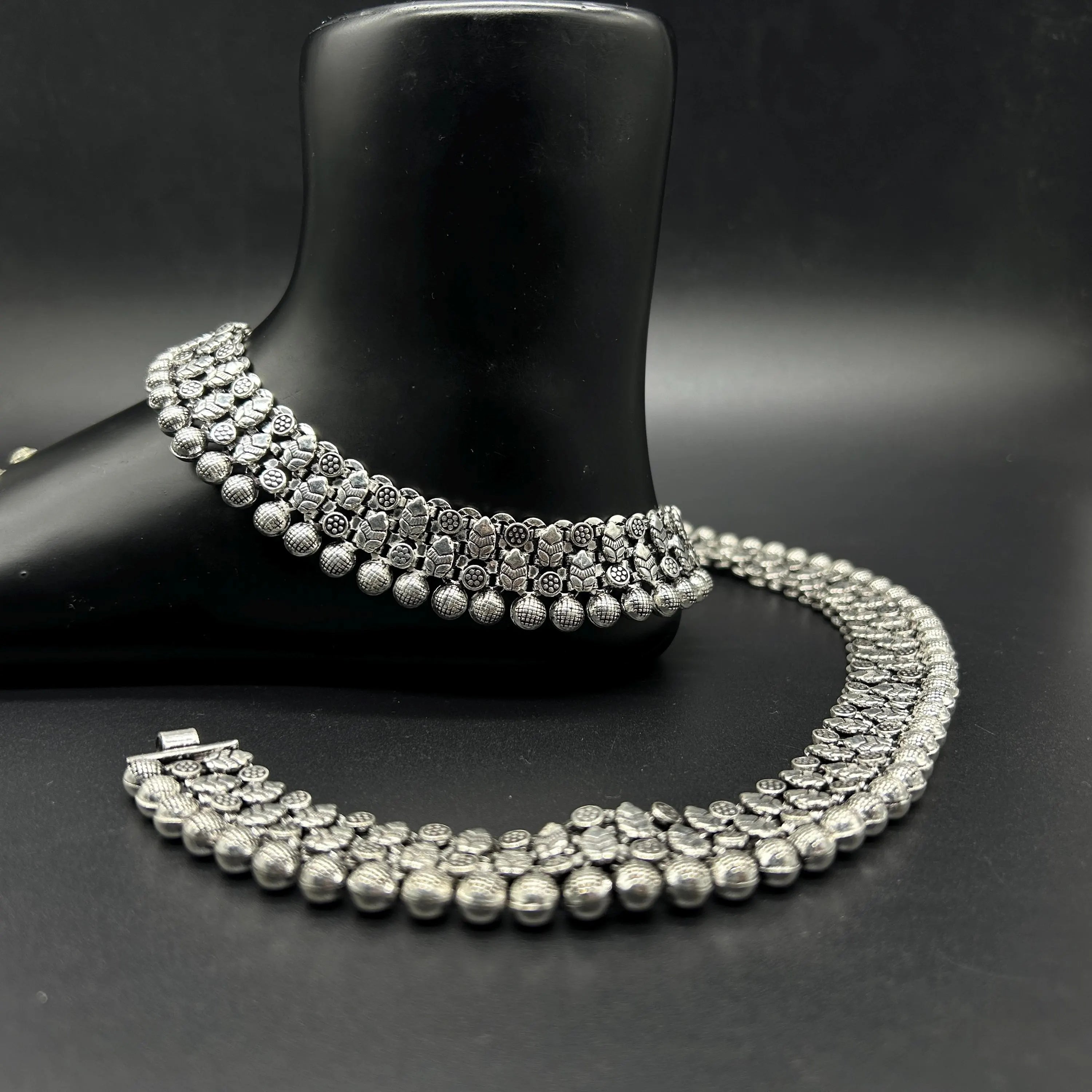 925 Sterling Silver Anklet / Silver Payal / Silver Anklet / Silver Bride Anklet / Silver Payal / Silver Designer Payal