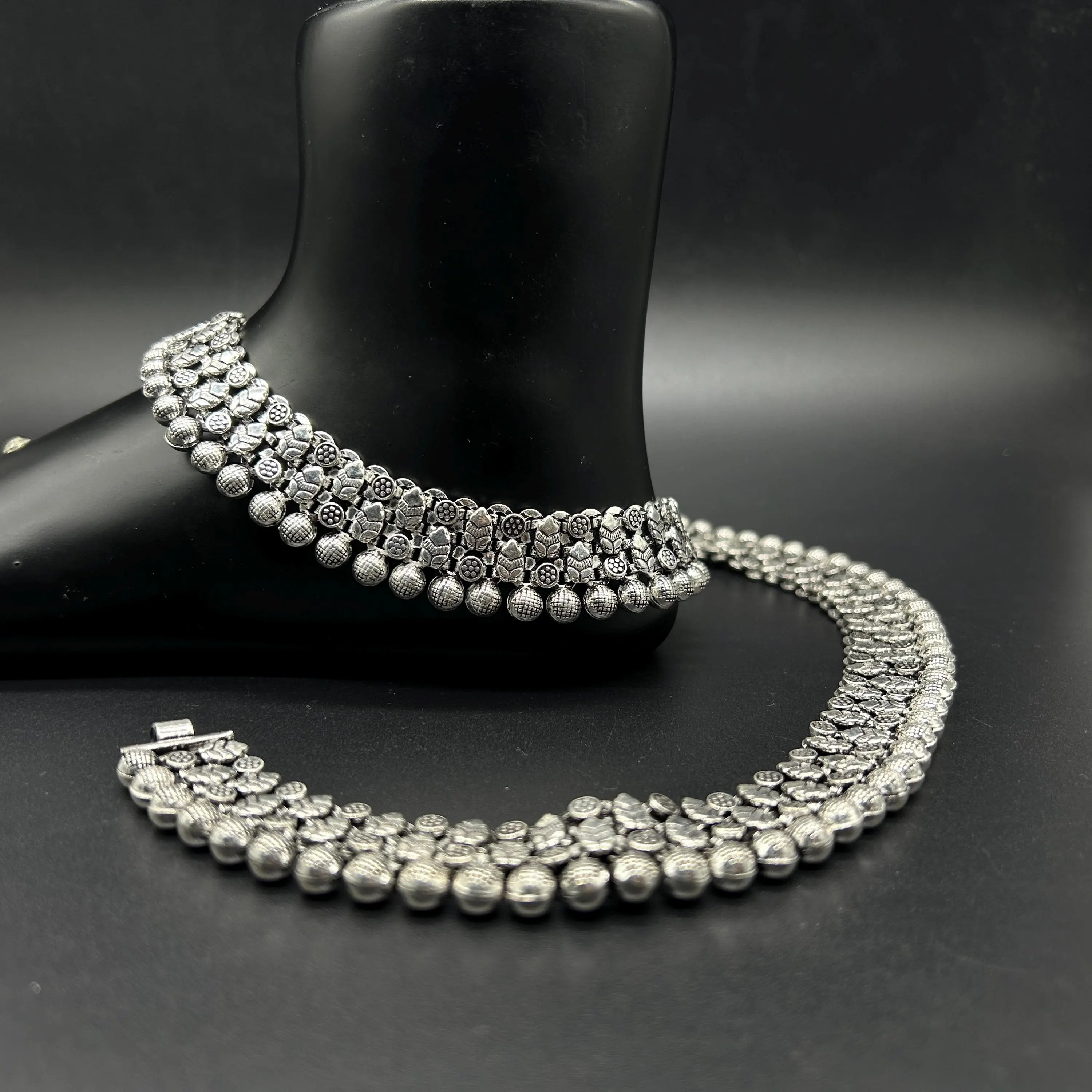 925 Sterling Silver Anklet / Silver Payal / Silver Anklet / Silver Bride Anklet / Silver Payal / Silver Designer Payal