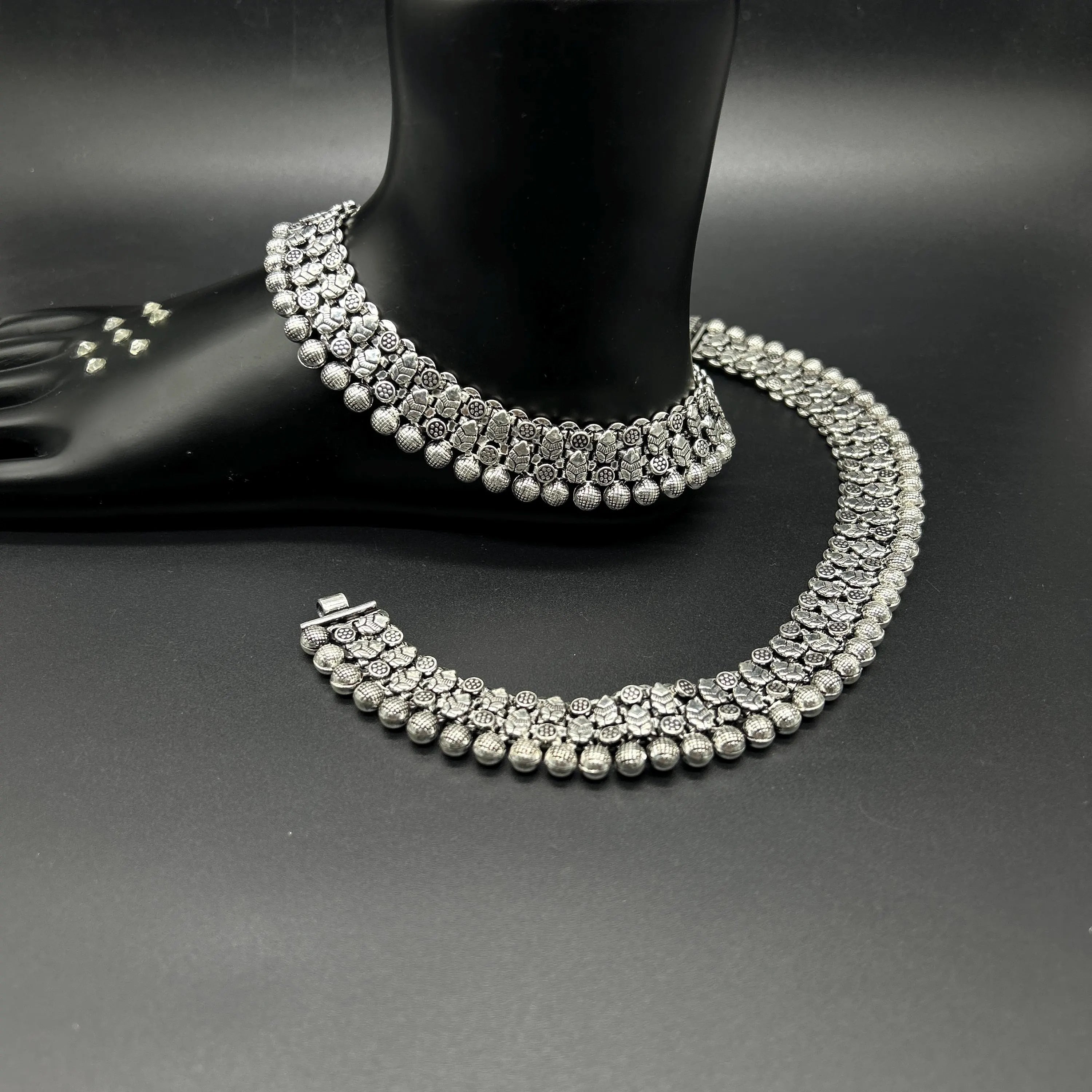 925 Sterling Silver Anklet / Silver Payal / Silver Anklet / Silver Bride Anklet / Silver Payal / Silver Designer Payal