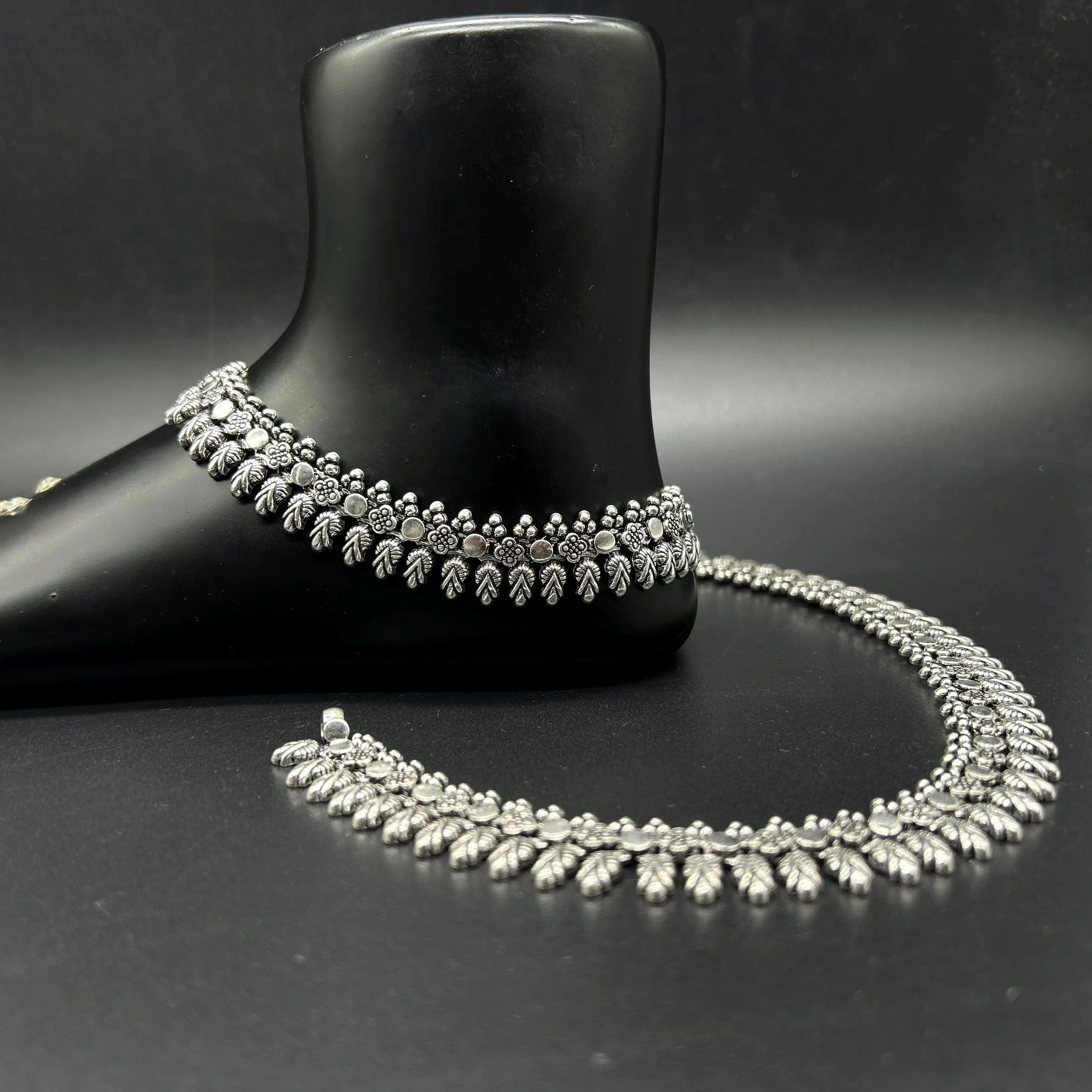 925 Sterling Silver Anklet / Silver Payal / Silver Anklet / Silver Bride Anklet / Silver Payal / Silver Designer Payal