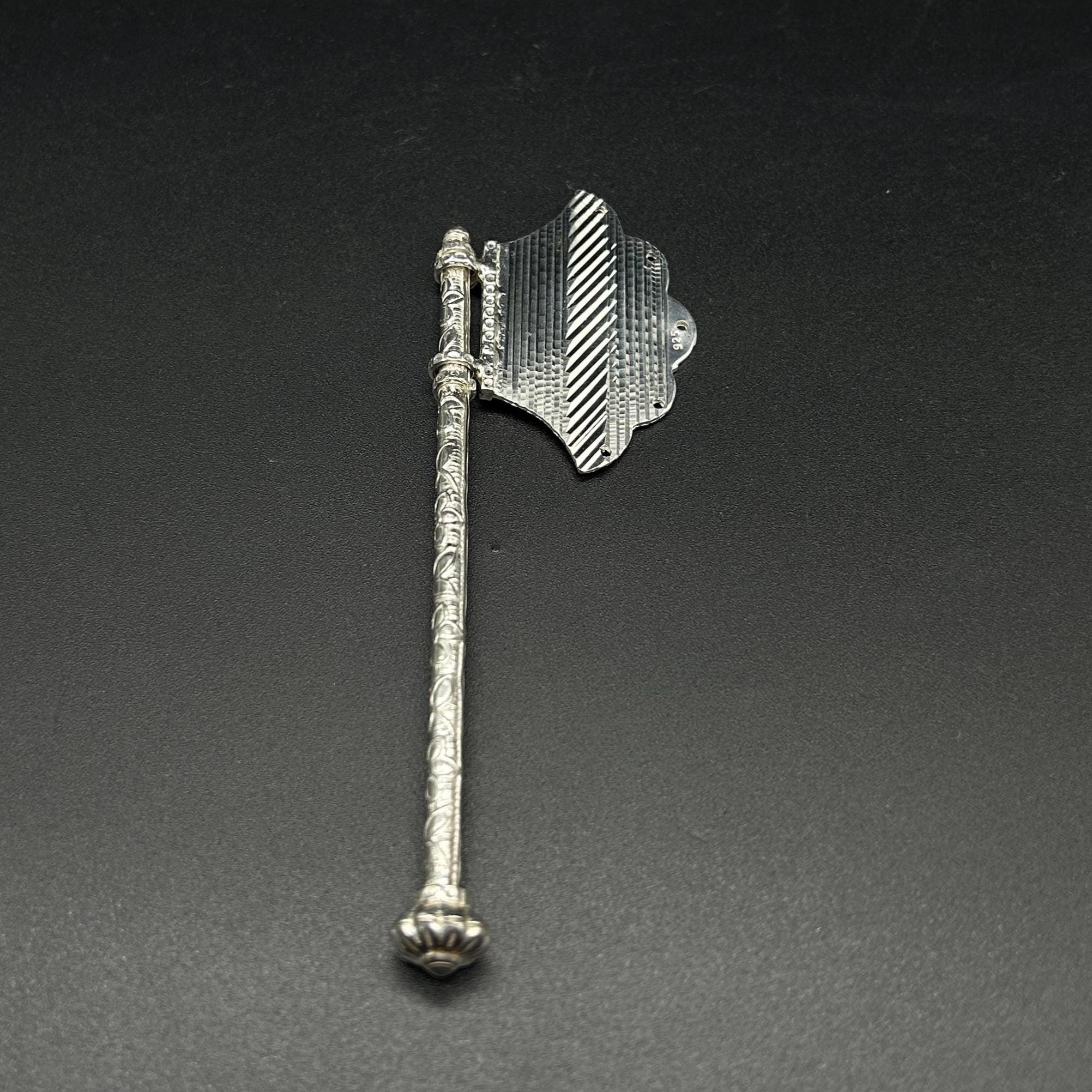 925 Solid silver pankhi, floral design small fan or pankhi for god puja, best gifting to Temple Krishna, silver hand driven fan