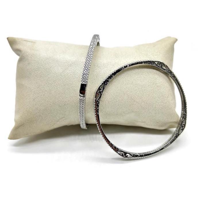 925 sterling silver bangles for girls and women