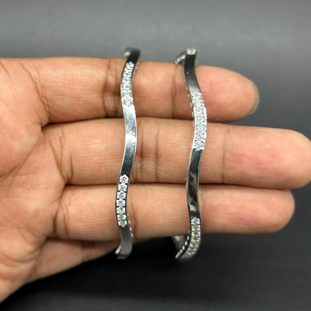 925 Sterling Silver Bangle for Girls and Women