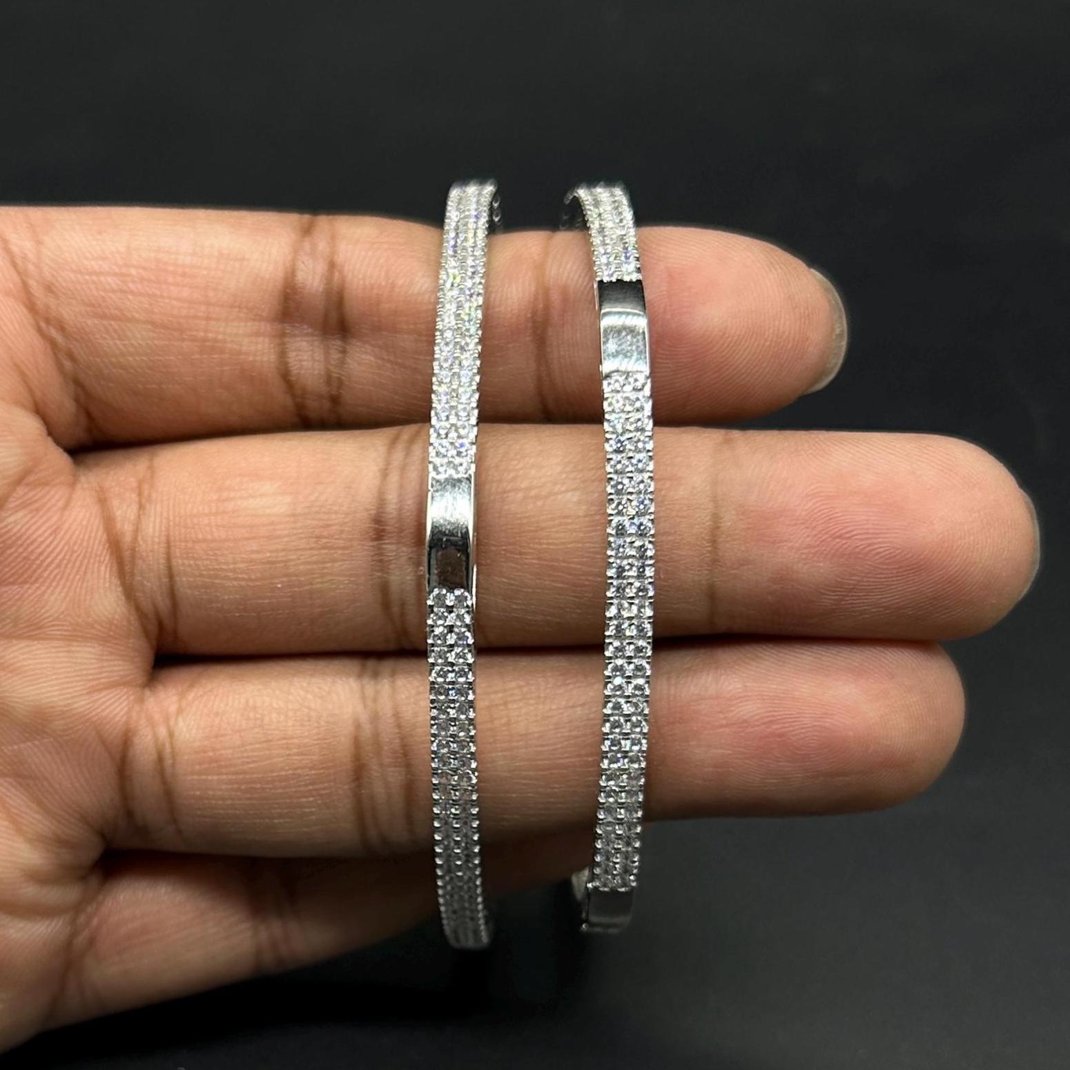 925 sterling silver bangles for girls and women