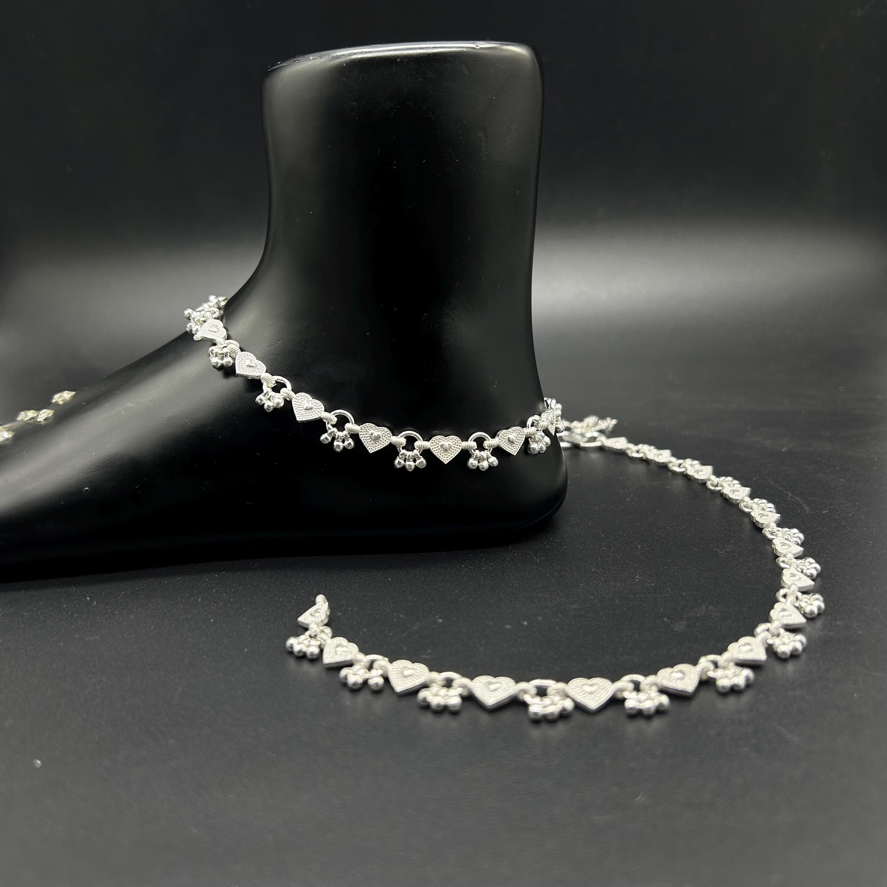 925 Sterling Silver Anklet / Silver Payal / Silver Anklet / Silver Bride Anklet / Silver Payal / Silver Designer Payal