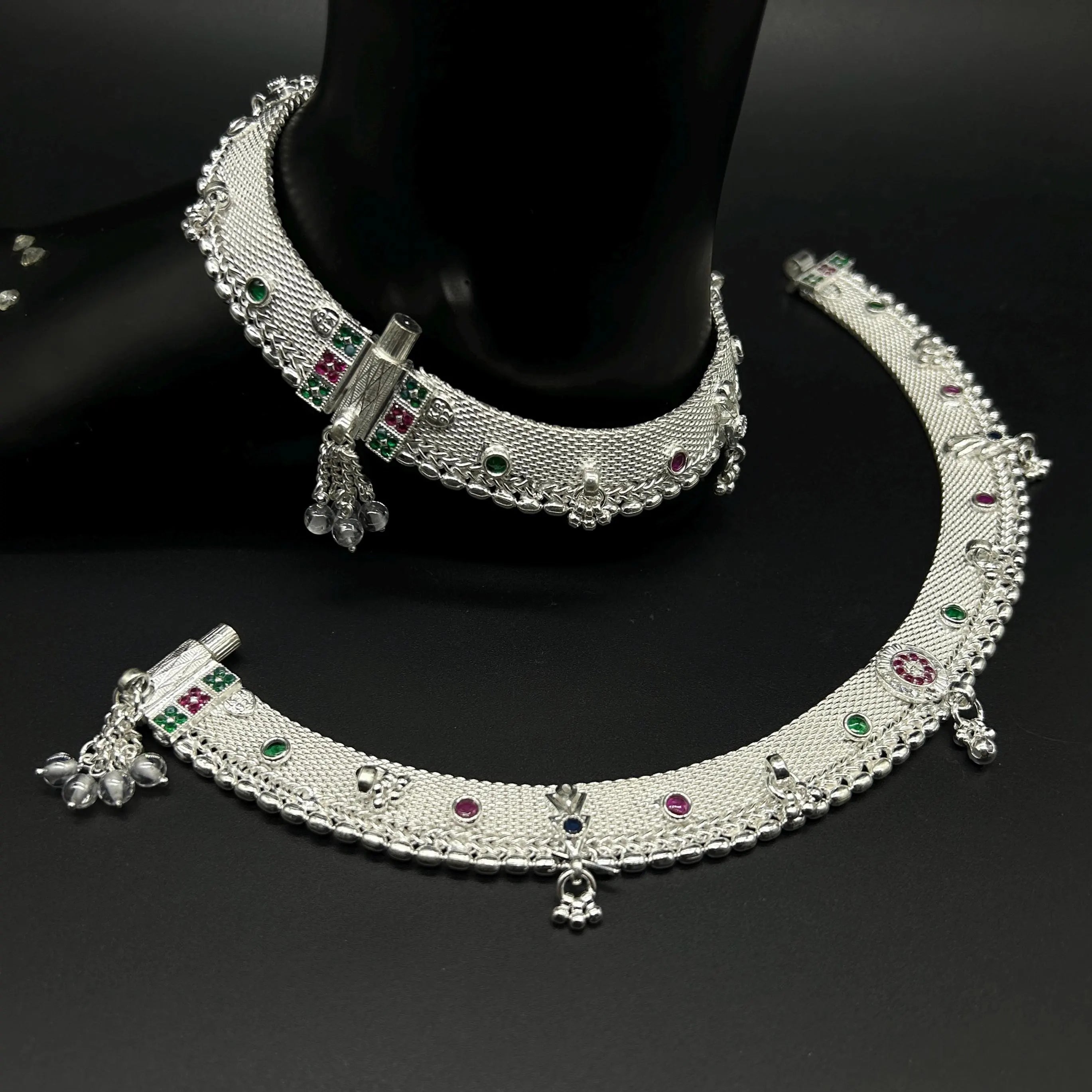 925 Sterling Silver Anklet / Silver Payal / Silver Anklet / Silver Bride Anklet / Silver Payal / Silver Designer Payal