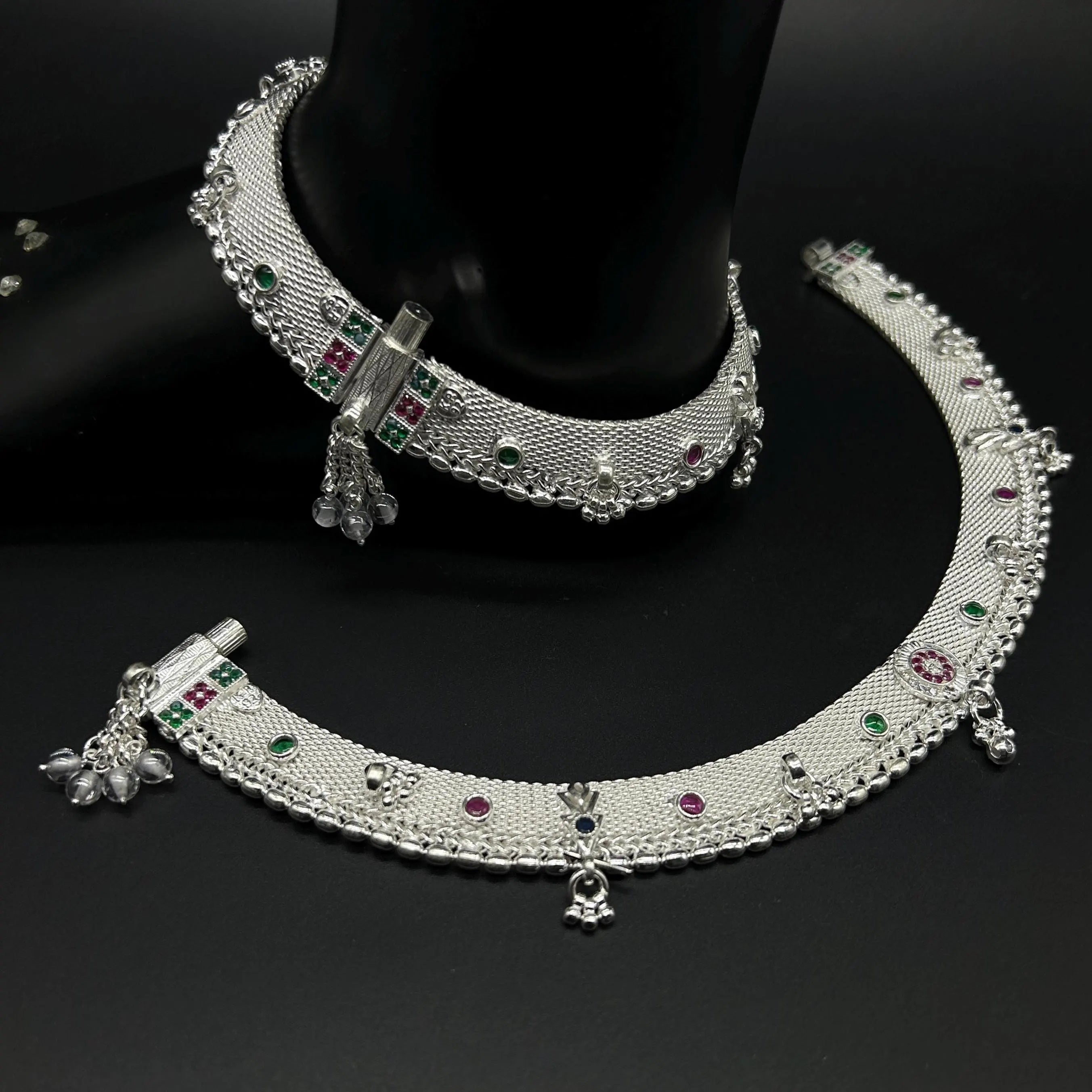 925 Sterling Silver Anklet / Silver Payal / Silver Anklet / Silver Bride Anklet / Silver Payal / Silver Designer Payal