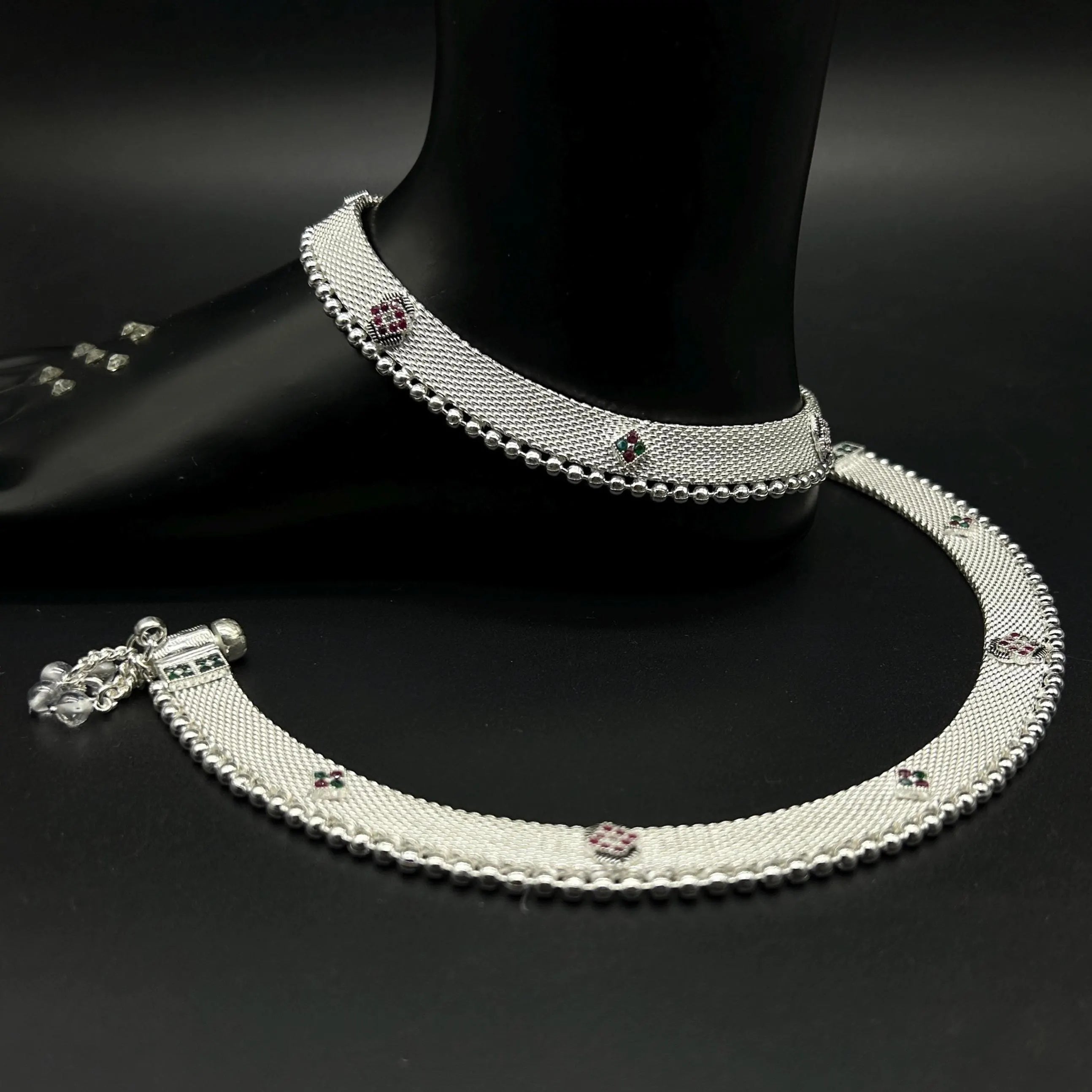 925 Sterling Silver Anklet / Silver Payal / Silver Anklet / Silver Bride Anklet / Silver Payal / Silver Designer Payal