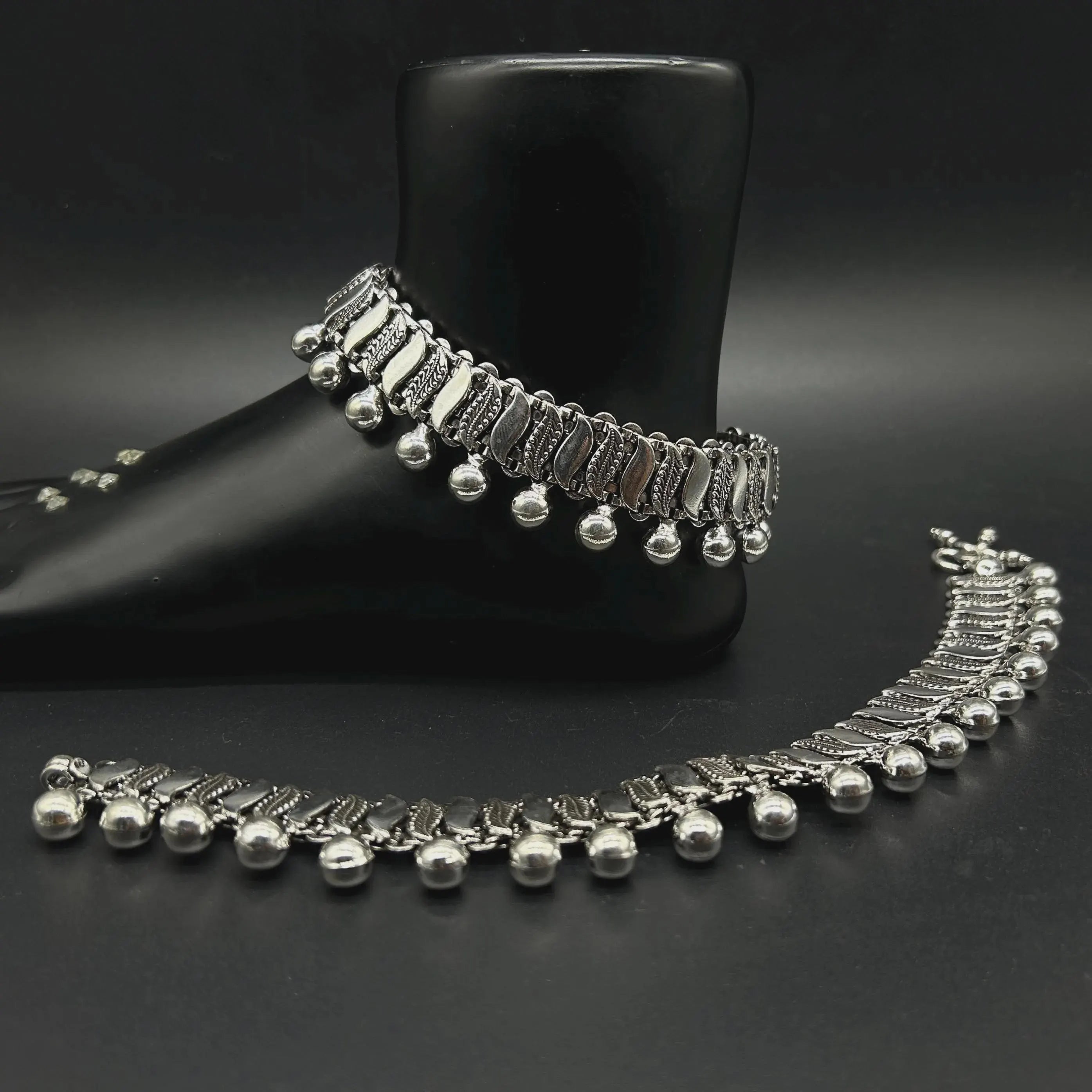 925 Sterling Silver Anklet / Silver Payal / Silver Anklet / Silver Bride Anklet / Silver Payal / Silver Designer Payal
