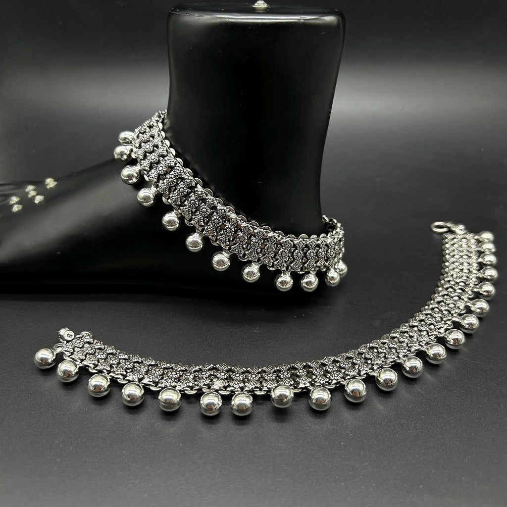 925 Sterling Silver Anklet / Silver Payal / Silver Anklet / Silver Bride Anklet / Silver Payal / Silver Designer Payal