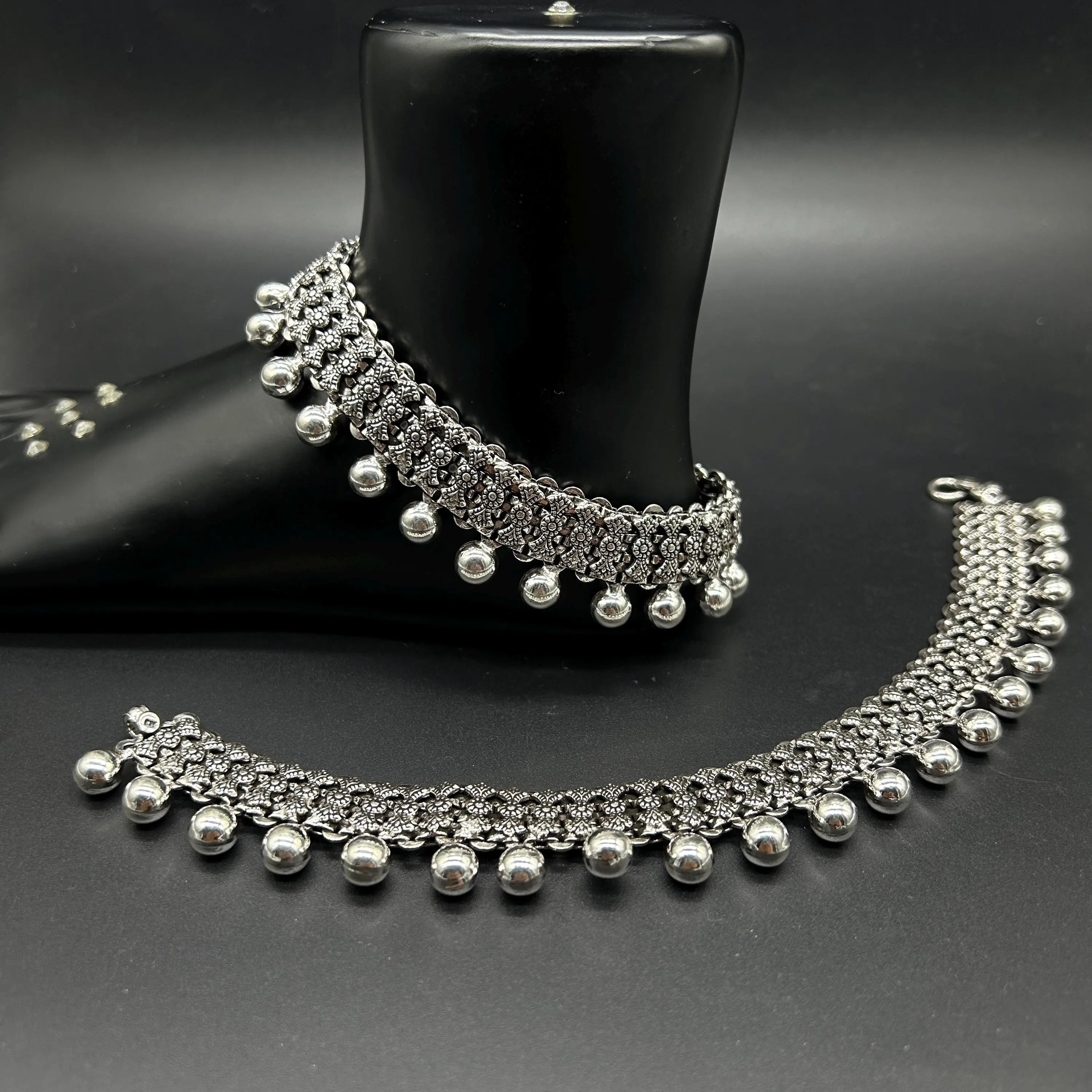 925 Sterling Silver Anklet / Silver Payal / Silver Anklet / Silver Bride Anklet / Silver Payal / Silver Designer Payal
