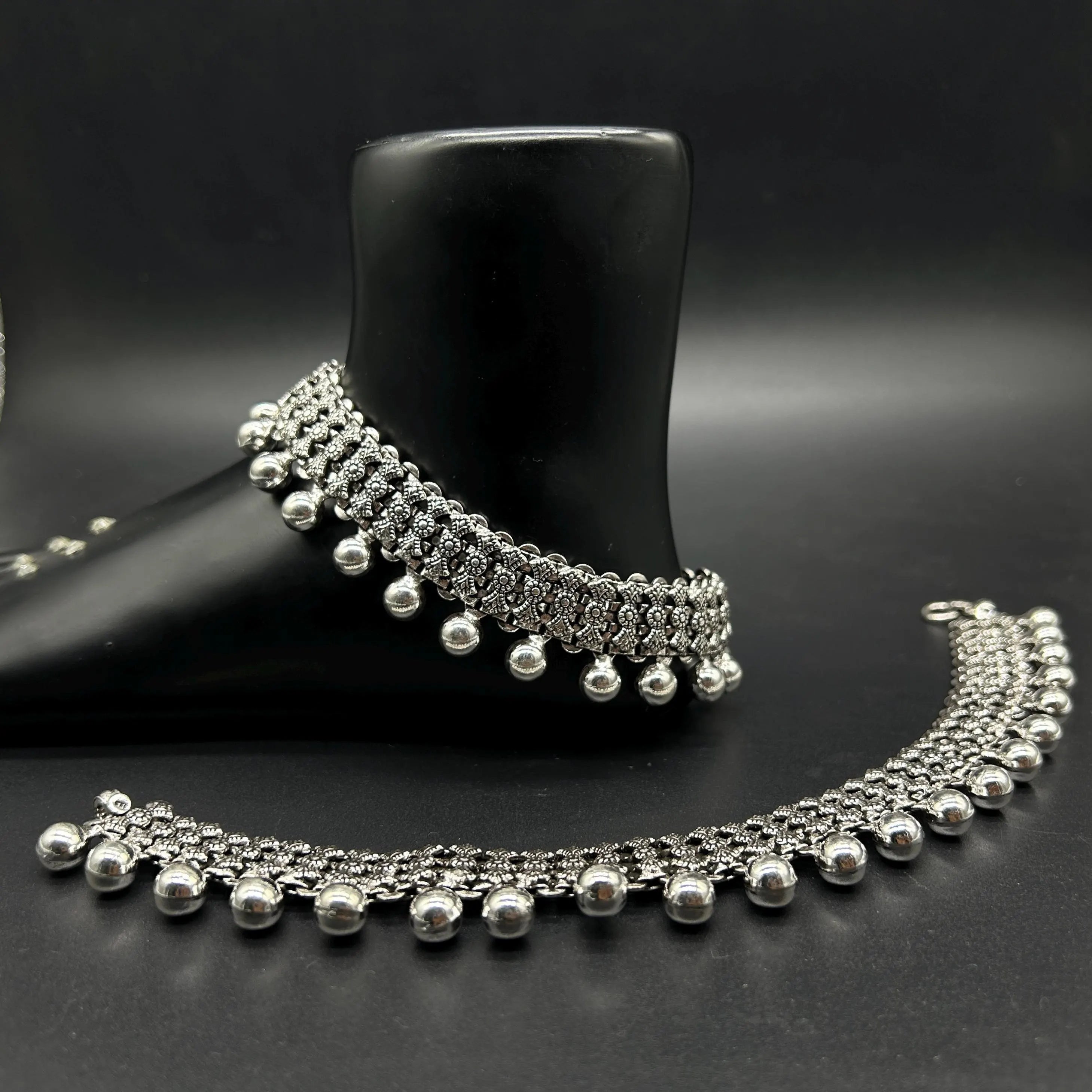 925 Sterling Silver Anklet / Silver Payal / Silver Anklet / Silver Bride Anklet / Silver Payal / Silver Designer Payal