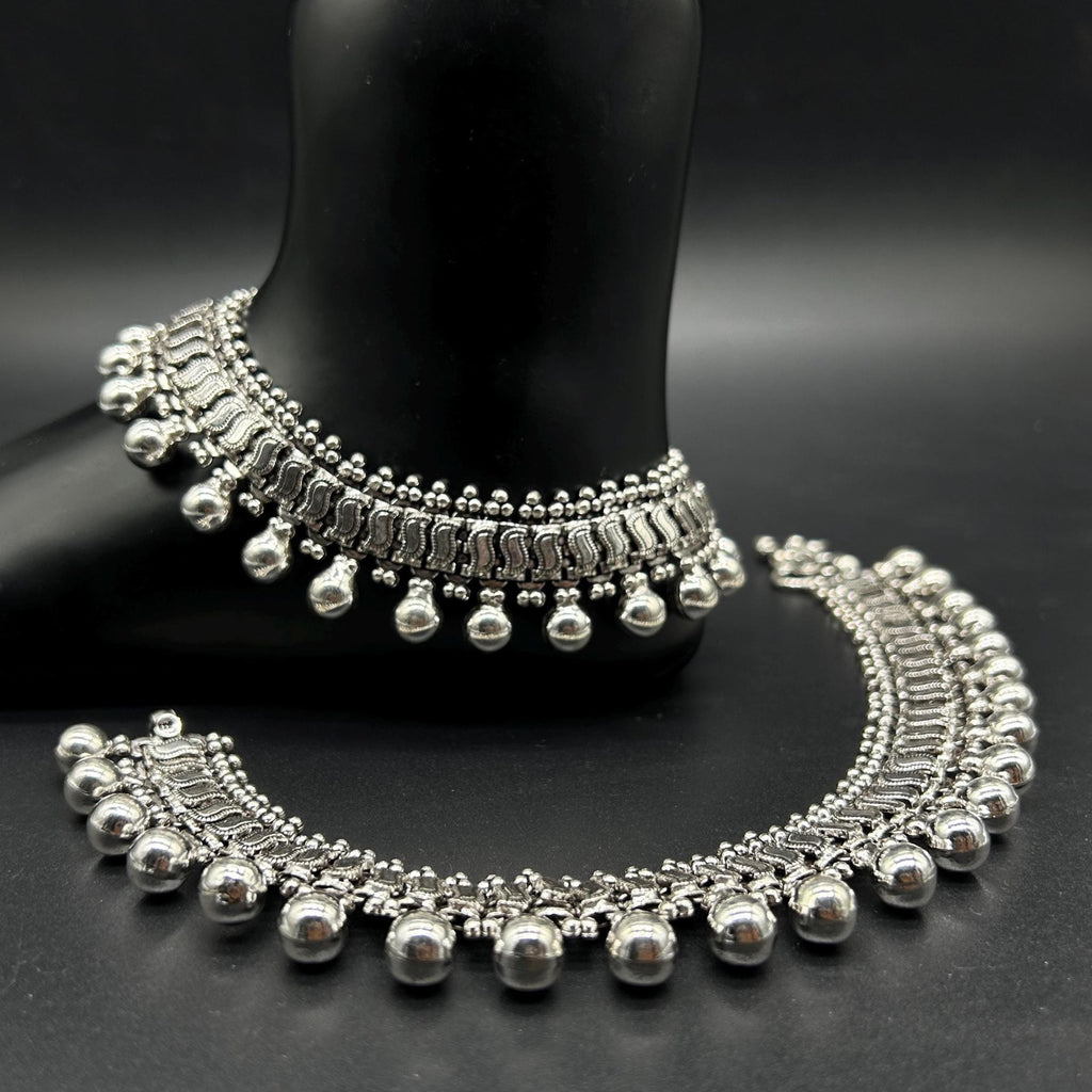 925 Sterling Silver Anklet / Silver Payal / Silver Anklet / Silver Bride Anklet / Silver Payal / Silver Designer Payal