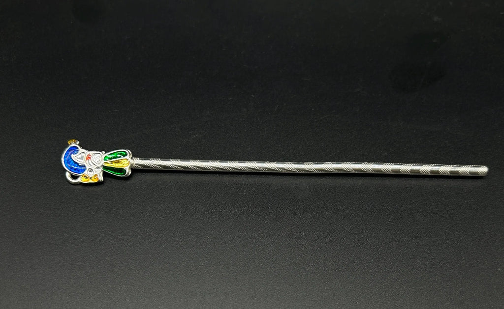 925 Sterling Silver Flute/bansuri for Lord Krishna/laddu Gopal ji and Gifting Purpose Flute