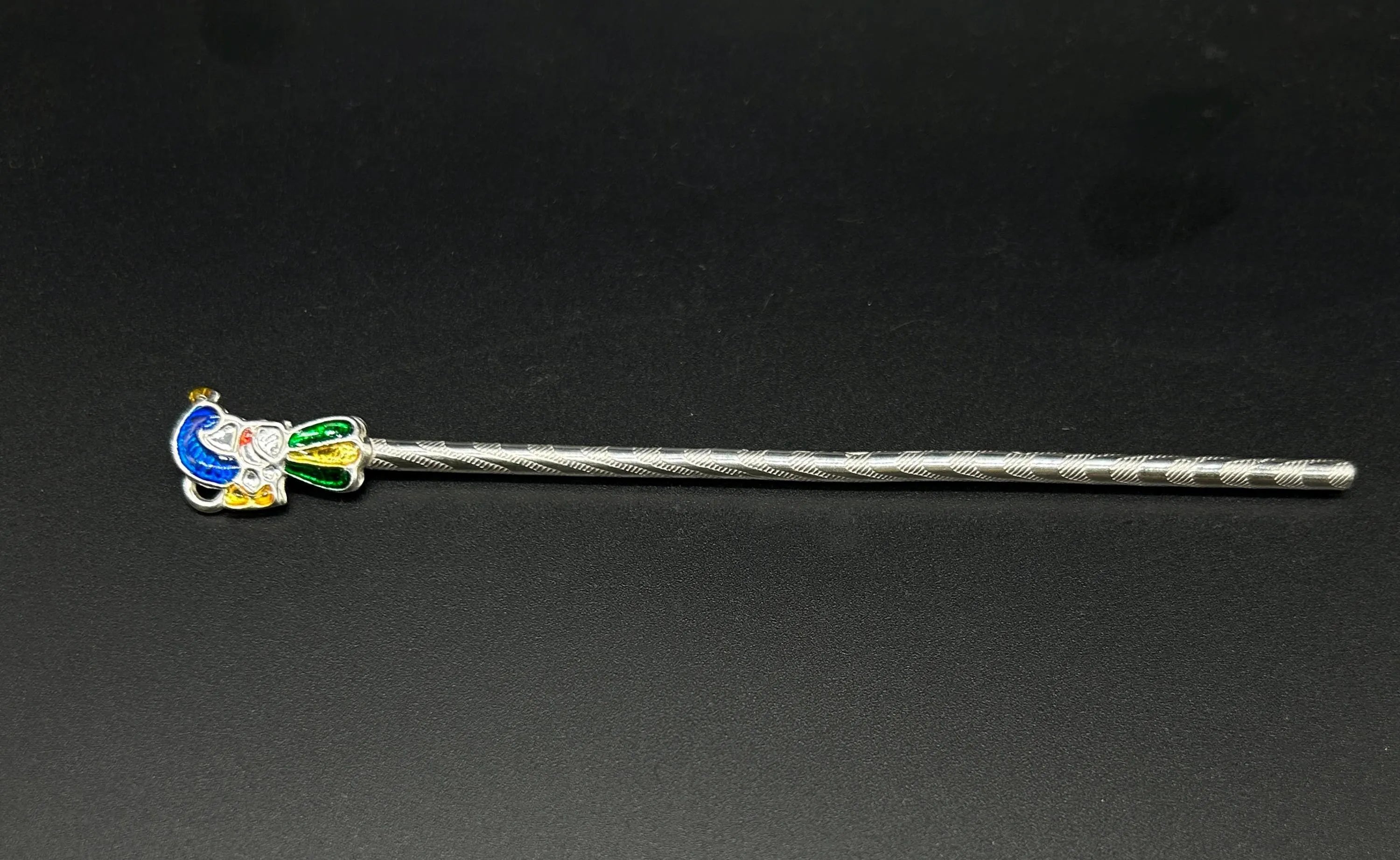 925 Sterling Silver Flute/bansuri for Lord Krishna/laddu Gopal ji and Gifting Purpose Flute