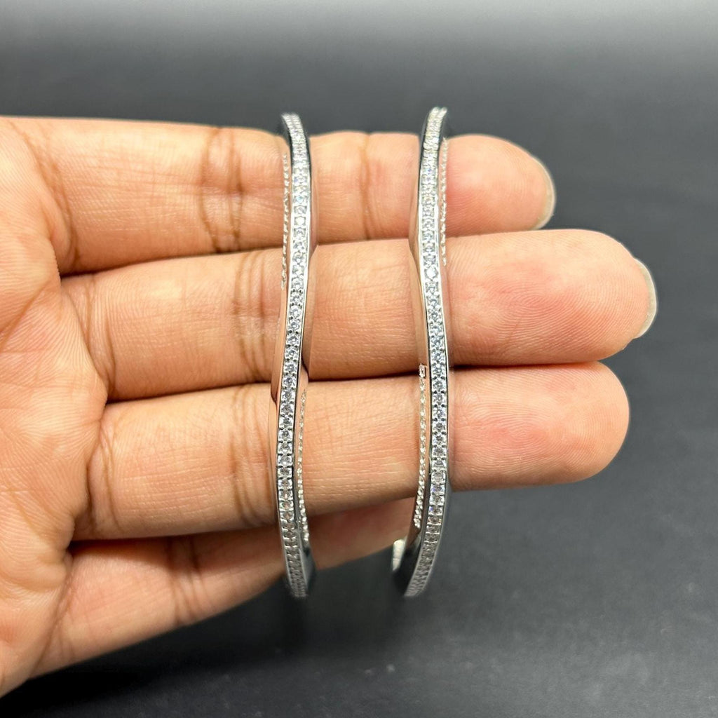 925 Sterling Silver Bangle for Girls and Women