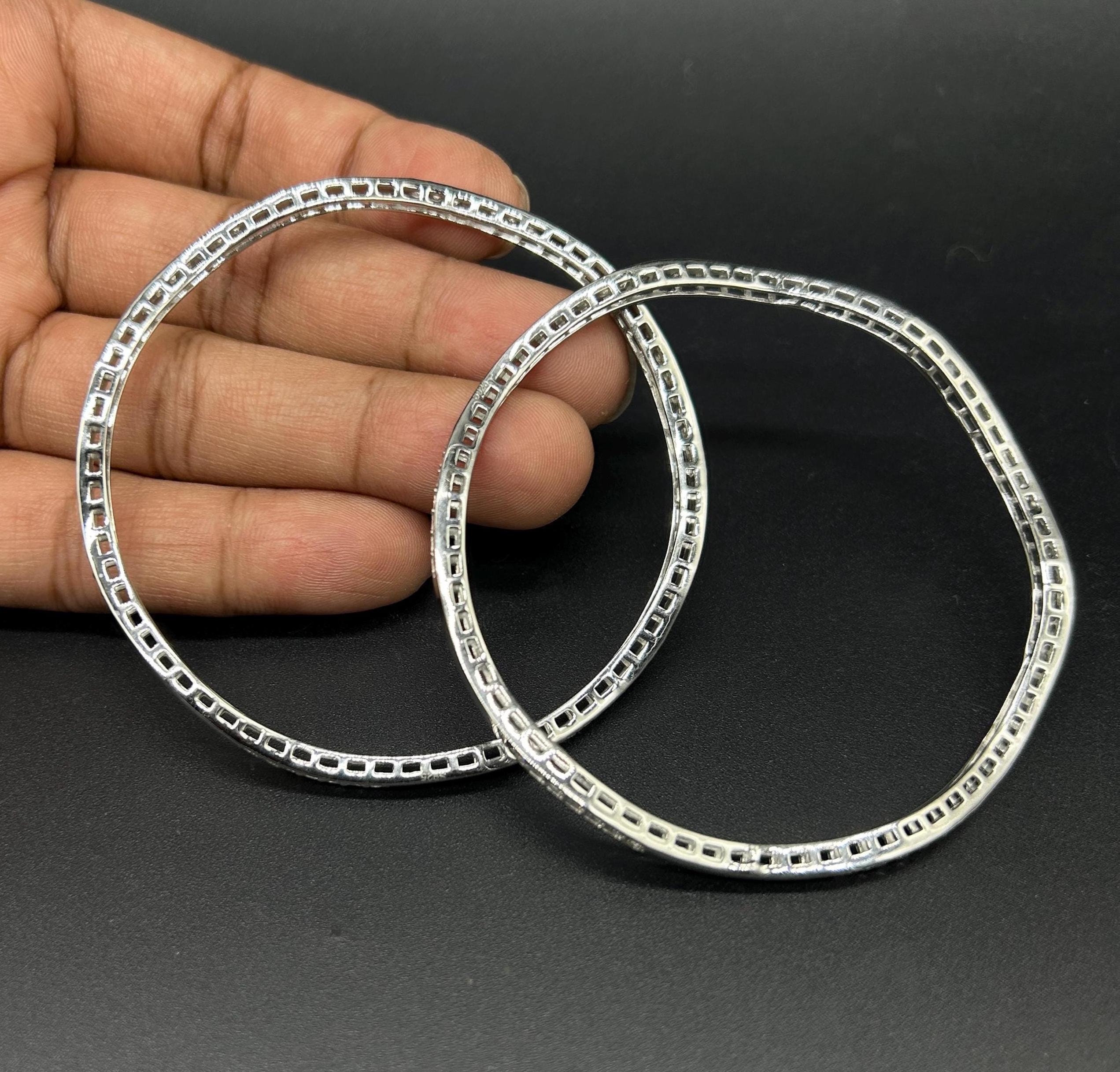 925 Sterling Silver Bangle for Girls and Women