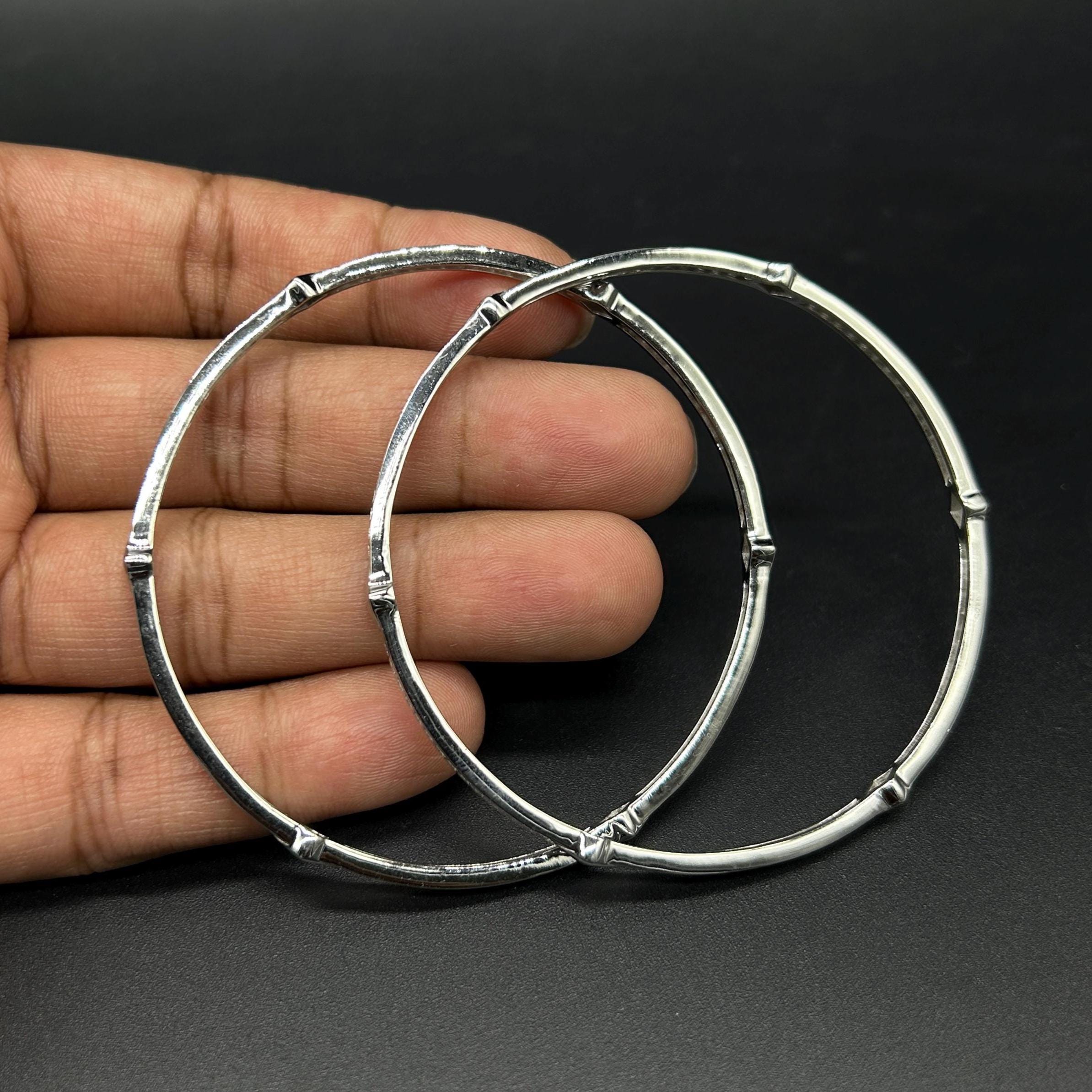 925 Sterling Silver Bangles For Girls And Women