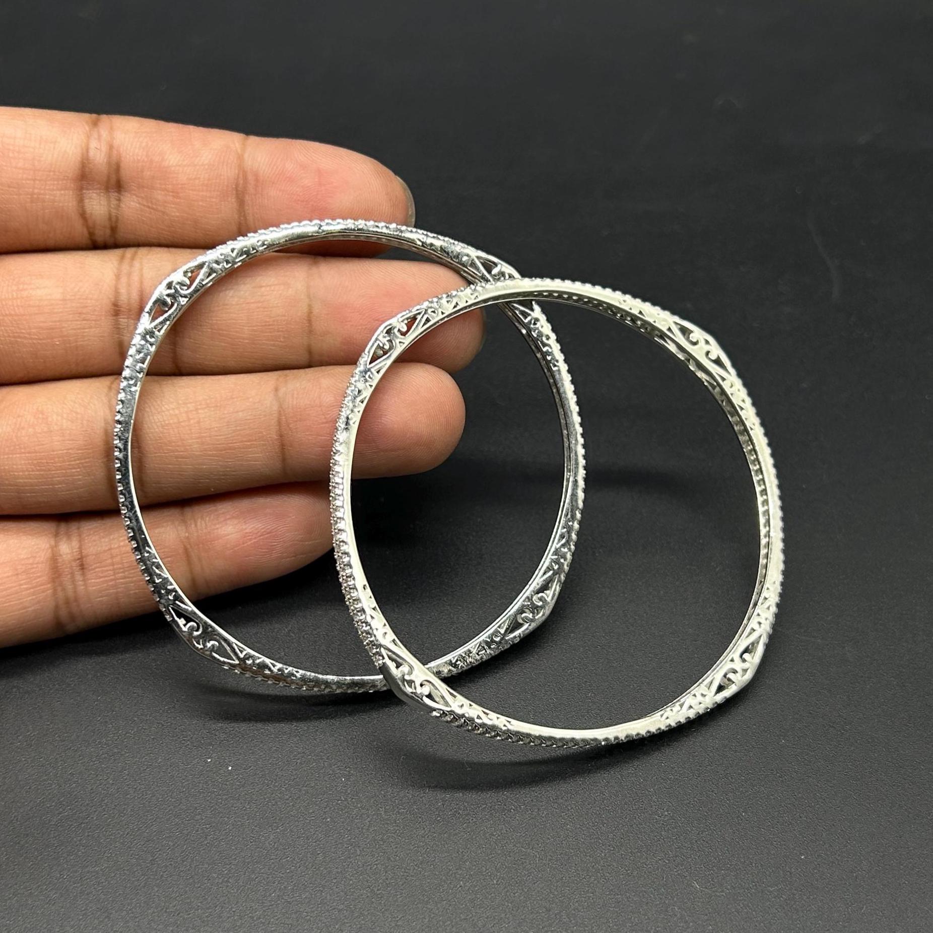 925 sterling silver bangles for girls and women