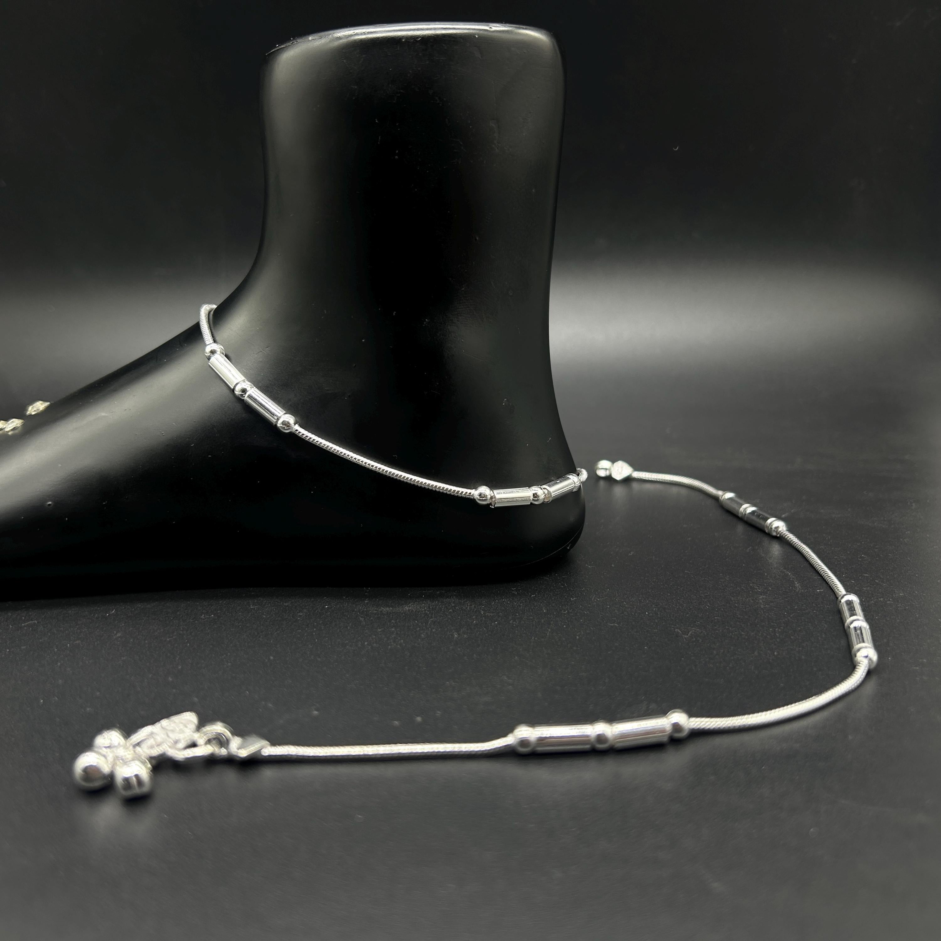 925 Sterling Silver / Silver Payal / Silver Anklet / Silver Bride Anklet / Silver Payal / Silver Designer Payal