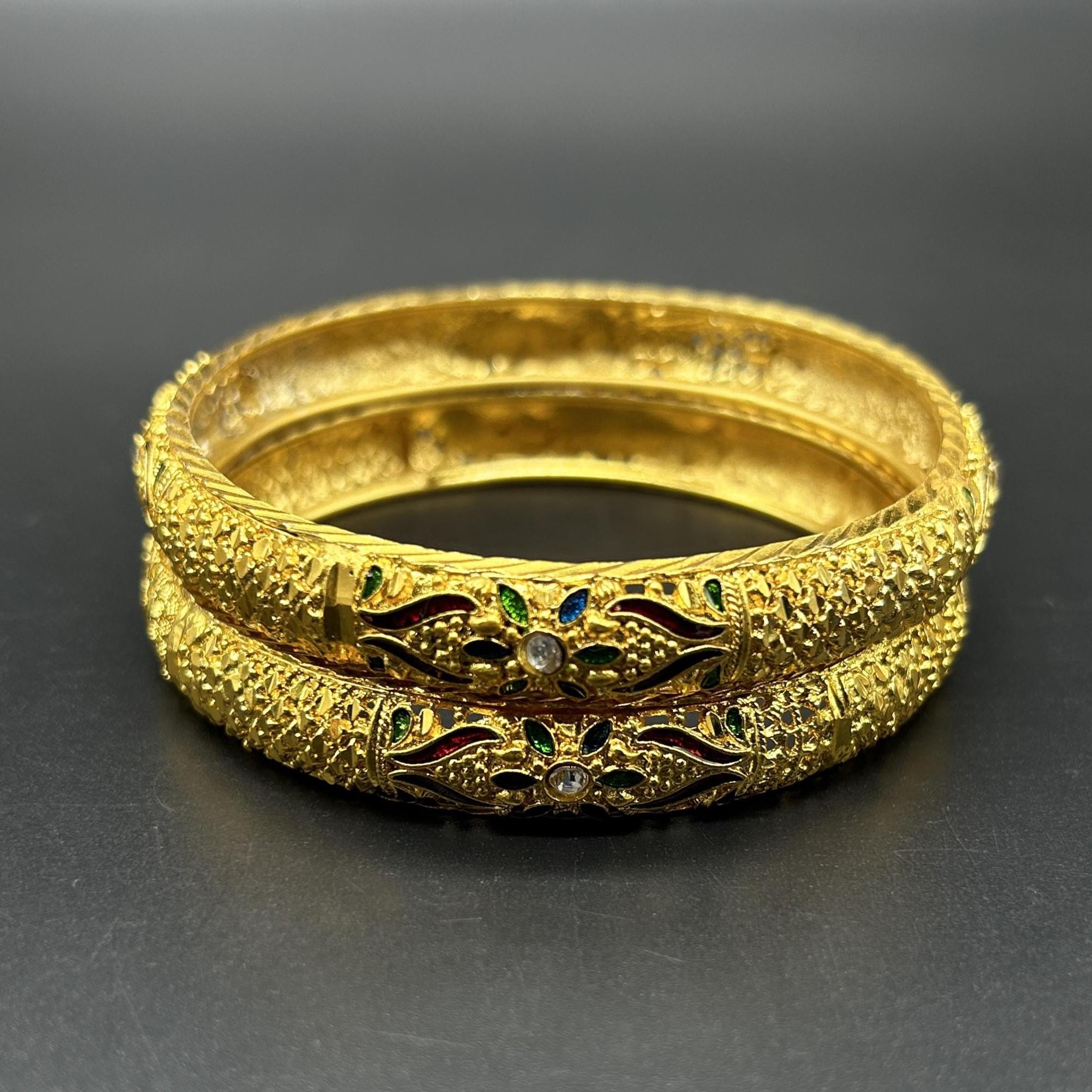 Matte finish Bangles/ Designer Bangles / Indian Fashion Jewelry/ Bangles/ Matte Finish/ Delicate Bangles
