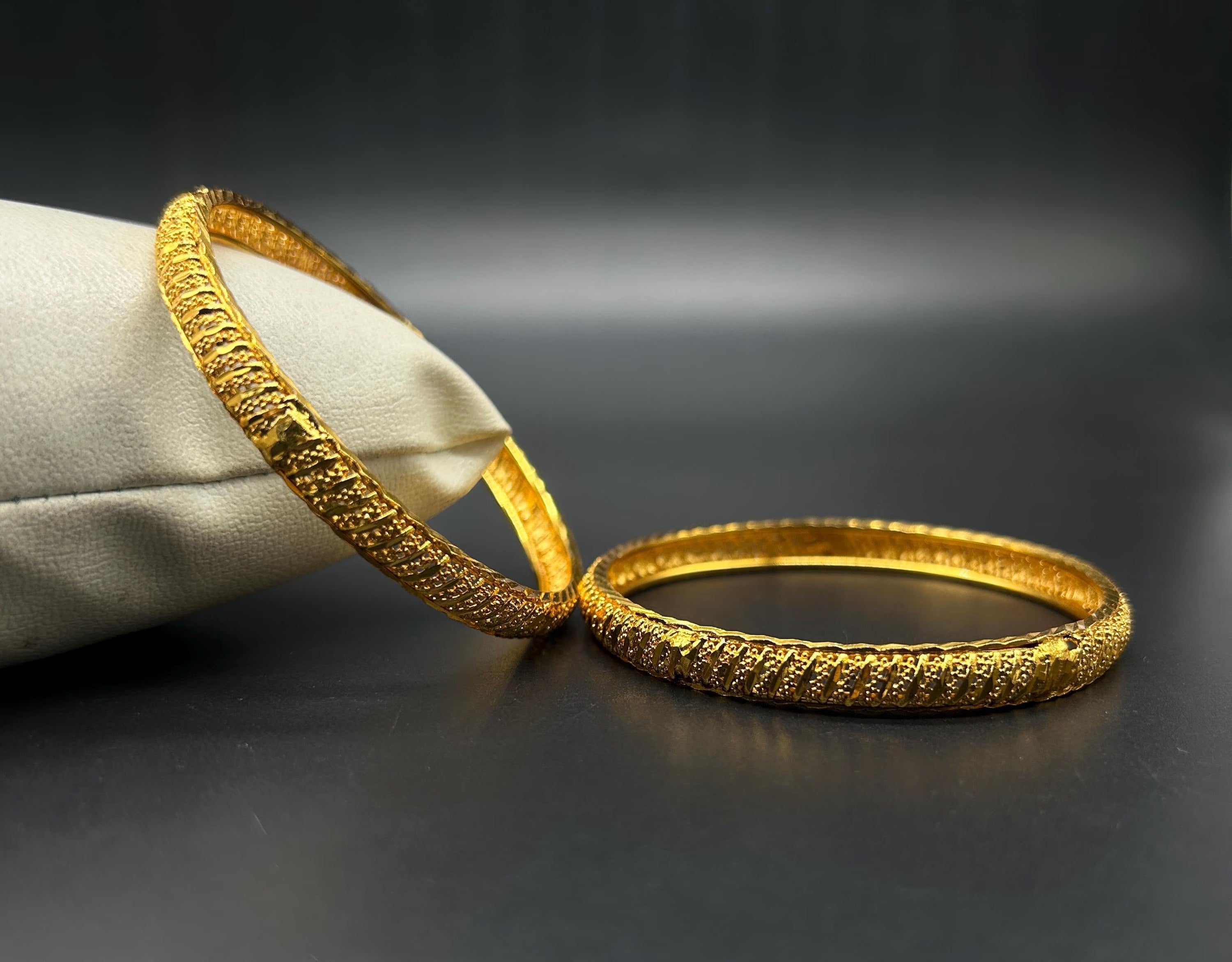 Matte finish Bangles/ Designer Bangles / Indian Fashion Jewelry/ Bangles/ Matte Finish/ Delicate Bangles